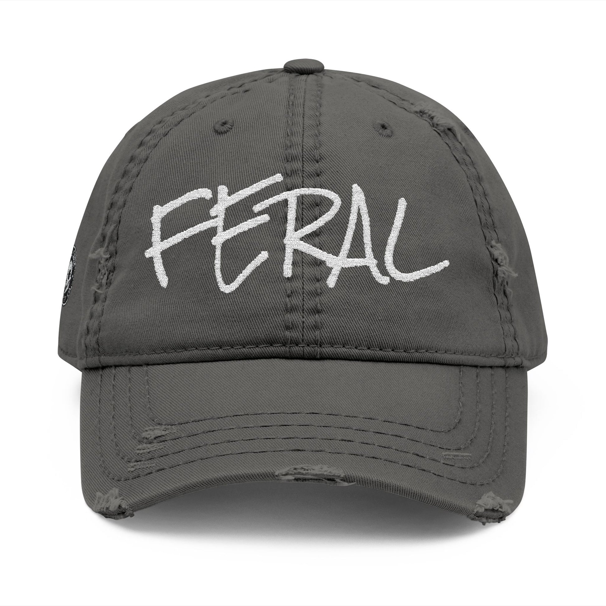 FERAL Distressed Dad Hat – Stay Weird Vintage Cap