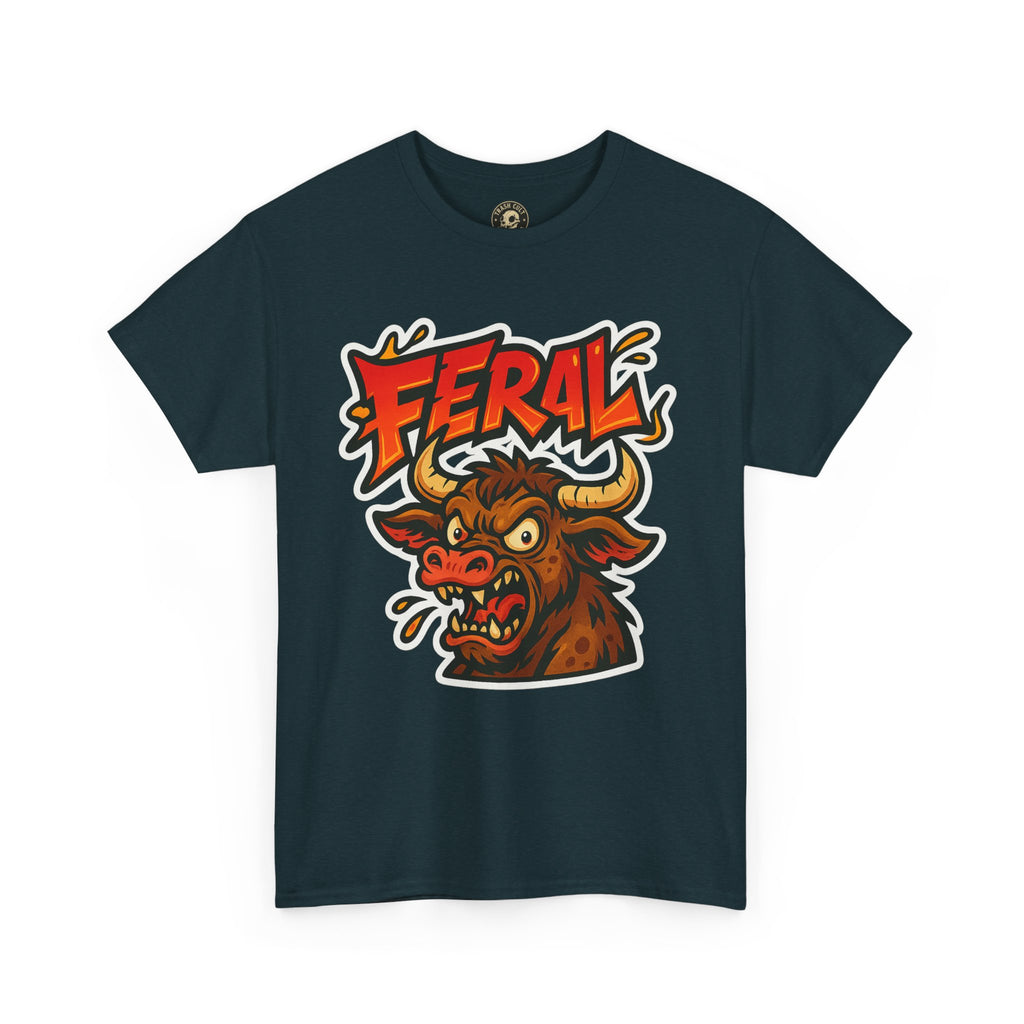 Feral Graphic Tee, Unisex T-Shirt for Animal Lovers, Casual Wear, Birthday Gift, Unique Design, Everyday Style
