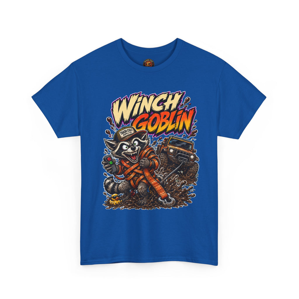 Winch Goblin Tee — Vintage Tow Truck Mechanic Graphic Shirt
