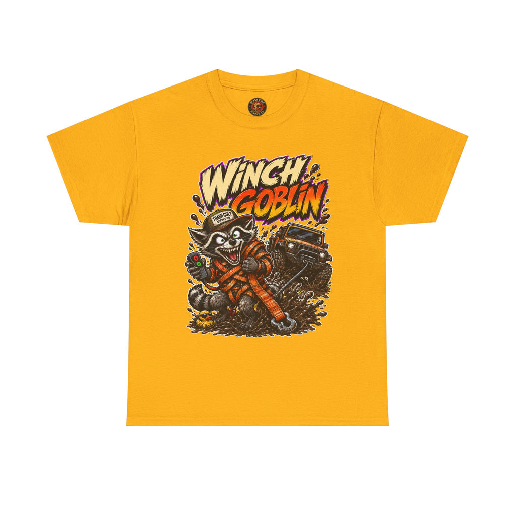 Winch Goblin Tee — Vintage Tow Truck Mechanic Graphic Shirt