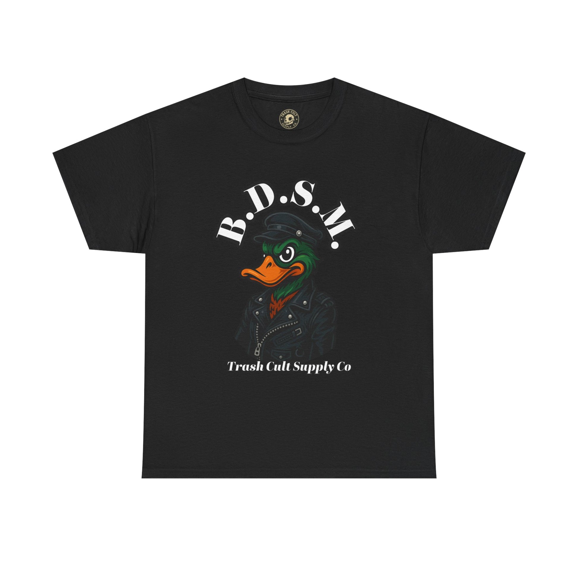 BDSM Mallard Duck Biker Shirt – Funny Biker Duck Tee on Gildan 5000