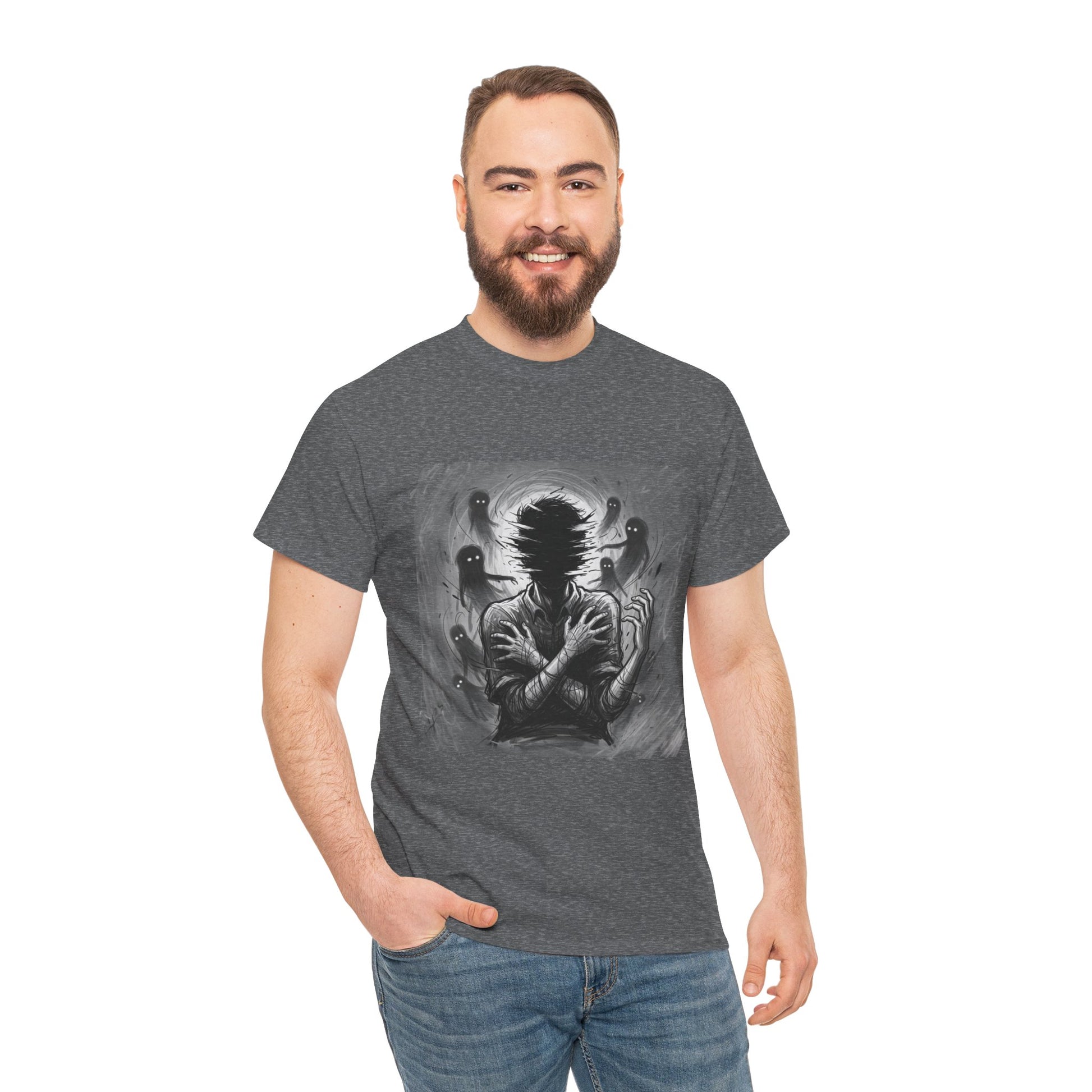 Xian Allen x Trash Cult Shirt – “Don’t Let Them In” | Ghost Spiral Emotional Horror Tee