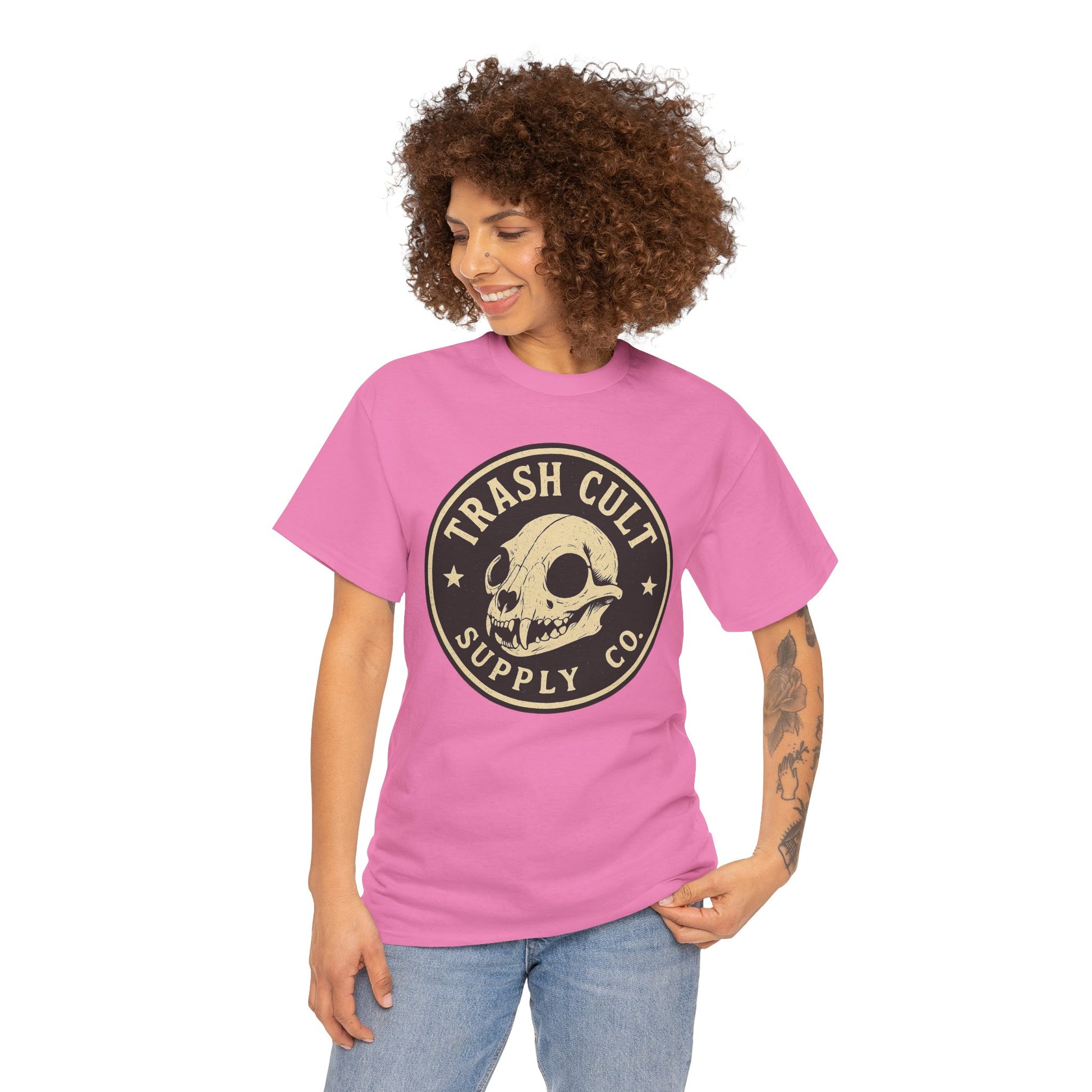 Trash Cult Skull - Stay Feral Culture Vibe, Streetwear Gift, Casual Outfit, Festival Wear, Trendy Apparel, Unique Present