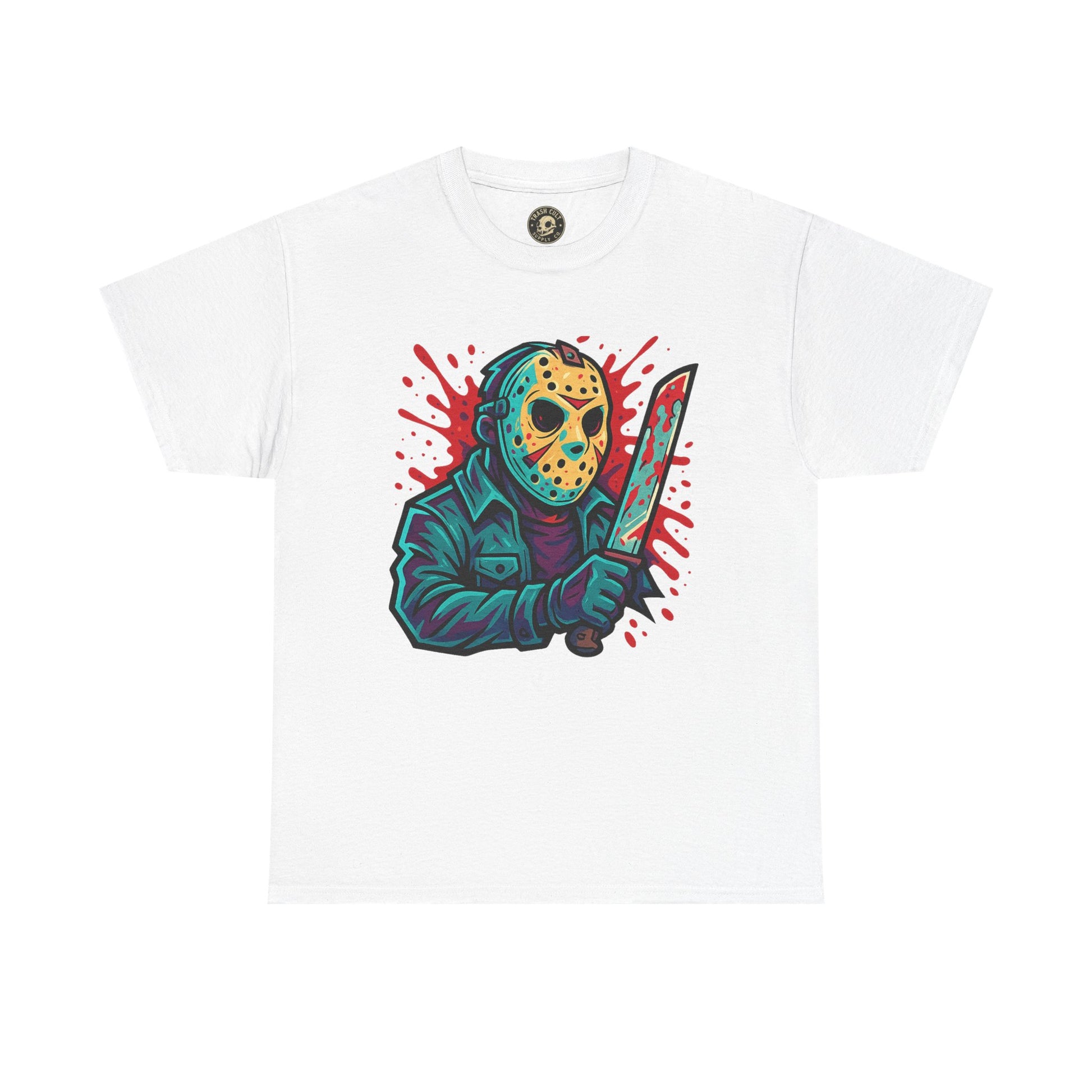 Jason Voorhees Graffiti Shirt – New School Horror Art on Gildan 5000