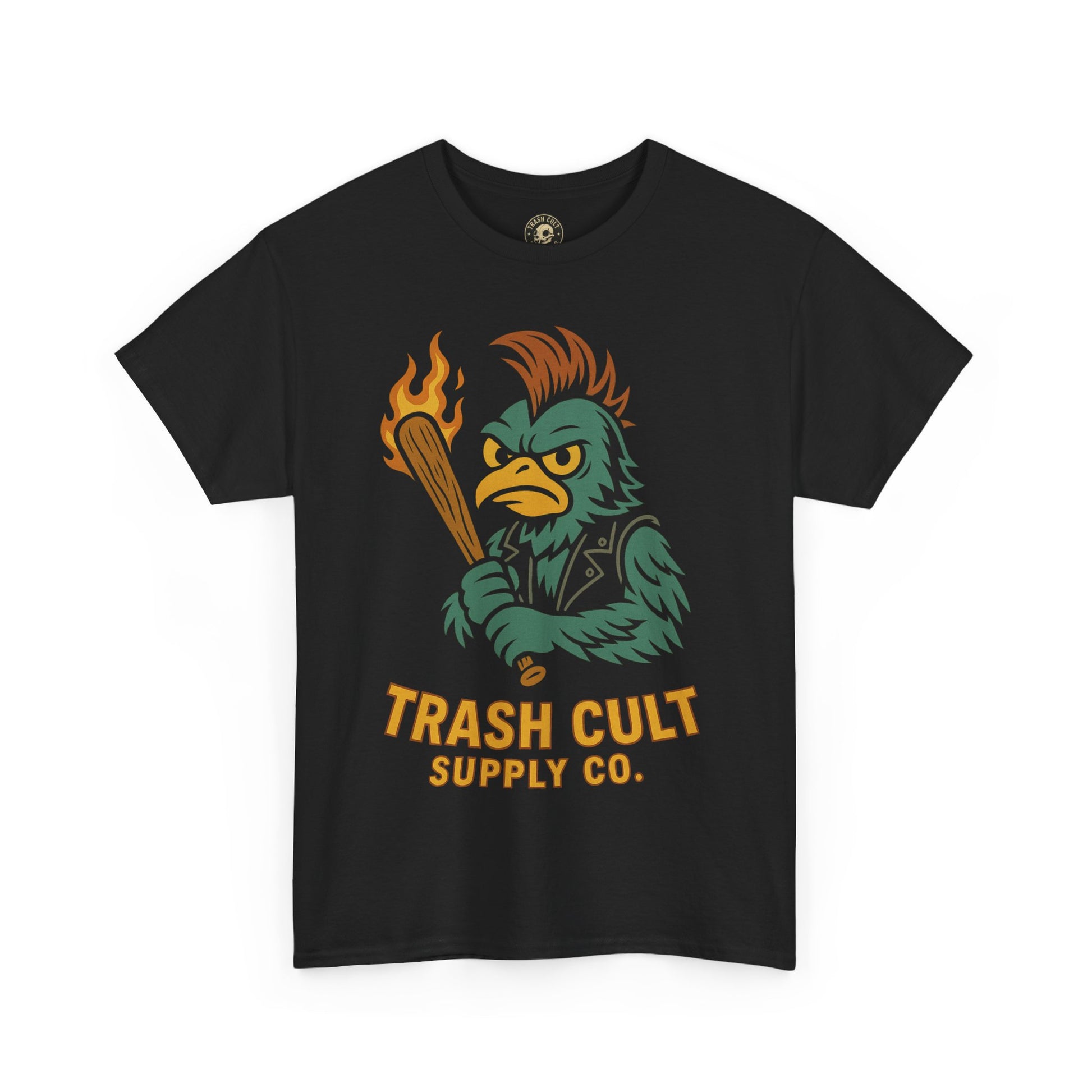 Trash Cult Heavy Cotton Tee - Unisex Graphic Tee, Streetwear Shirt, Casual Wear, Gift for Him/Her, Punk Style Apparel
