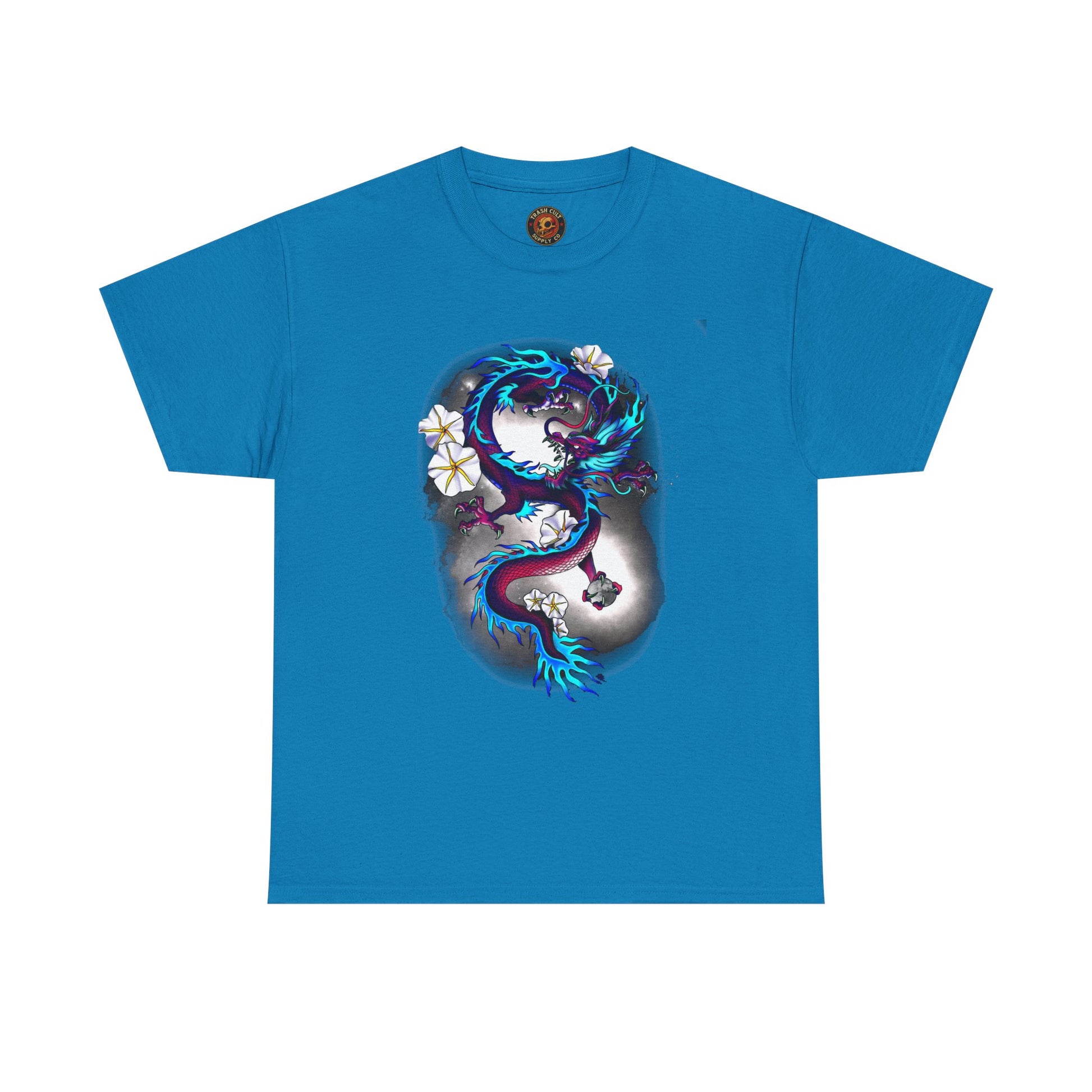 Electric Dragon Tattoo T-Shirt – Lara Davenport x Trash Cult Supply Co. Collab (Gildan 5000)