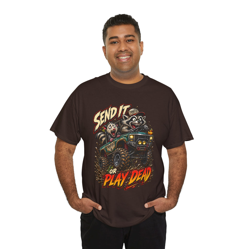 T-Shirt — 'Send It or Play Dead' Off‑Road Truck Graphic Tee
