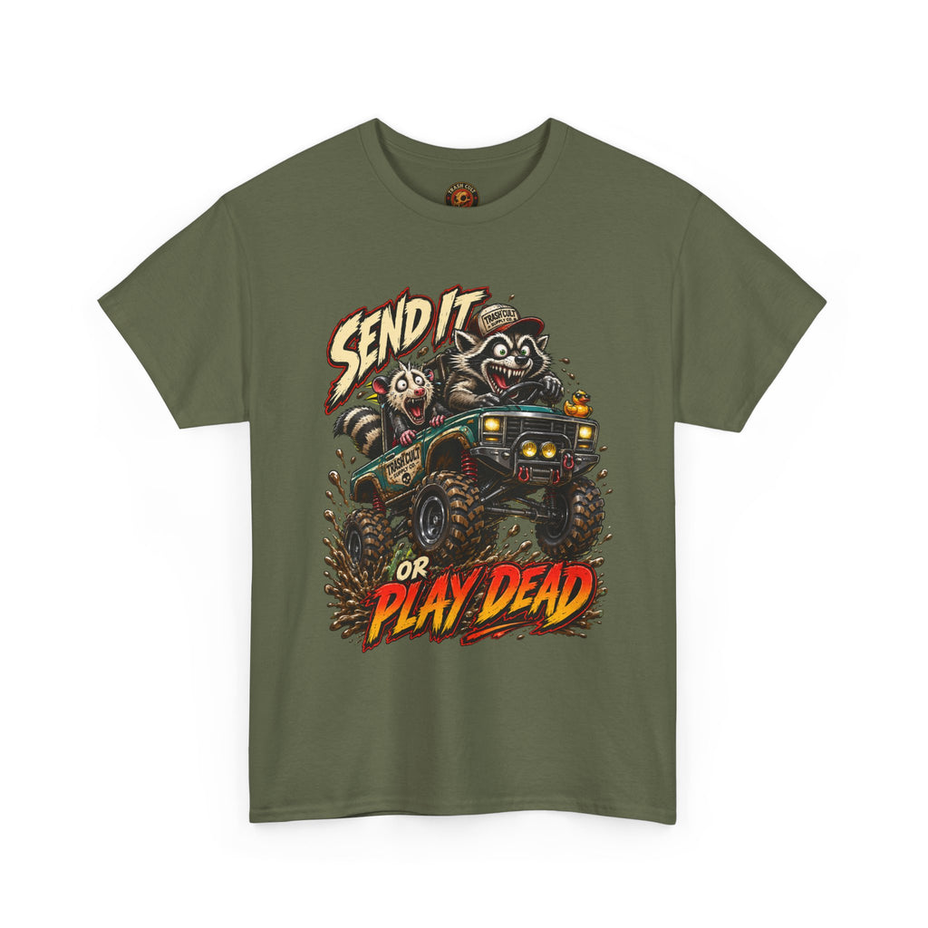 T-Shirt — 'Send It or Play Dead' Off‑Road Truck Graphic Tee