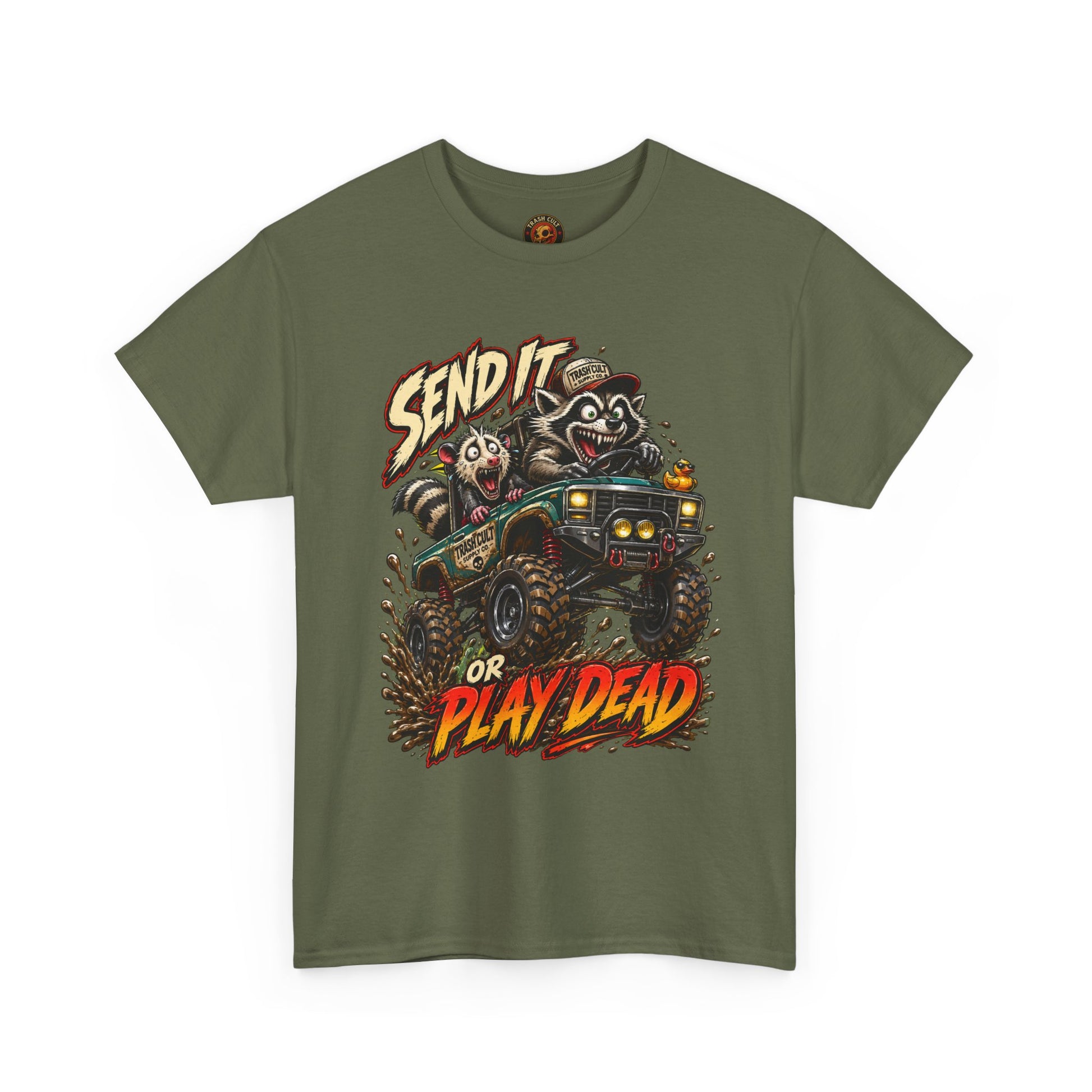T-Shirt — 'Send It or Play Dead' Off‑Road Truck Graphic Tee