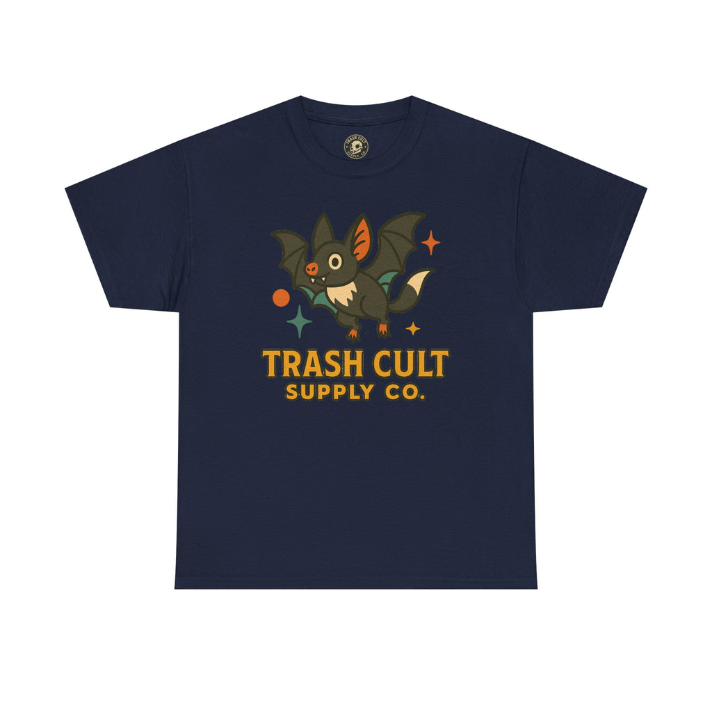 Trash Cult Supply Co. Unisex Heavy Cotton Tee - Fun Graphic Tee for Casual Wear, Perfect Gift for Bat Lovers, Halloween T-Shirt, [...]