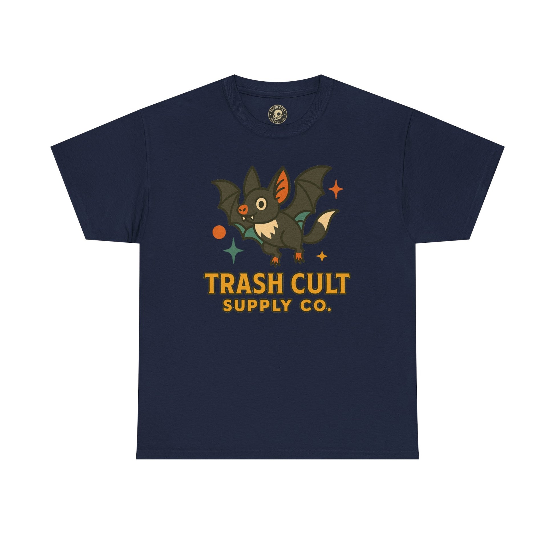 Trash Cult Supply Co. Unisex Heavy Cotton Tee - Fun Graphic Tee for Casual Wear, Perfect Gift for Bat Lovers, Halloween T-Shirt, [...]
