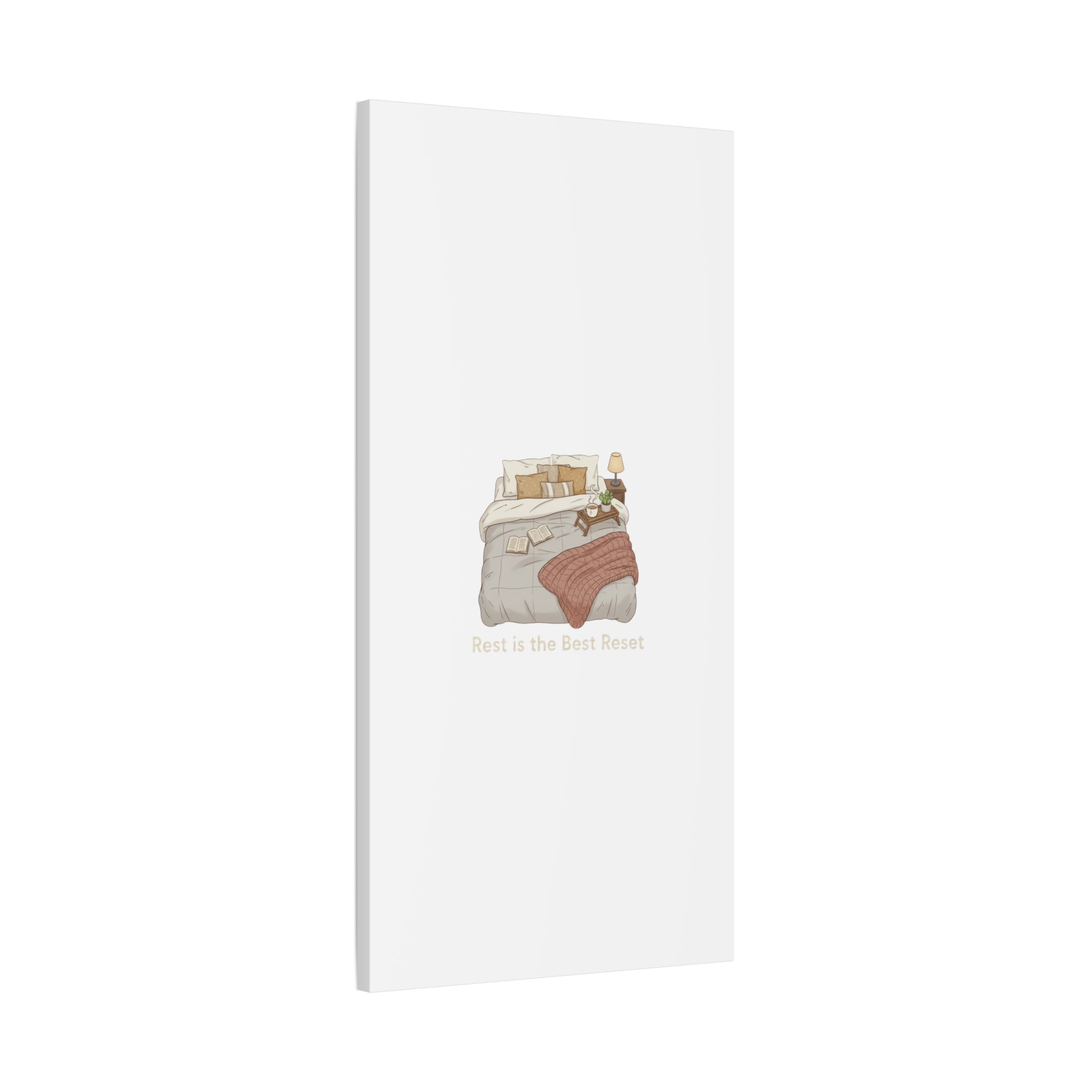 Rest is the Best Reset Canvas | sleepy humor, restful vibes