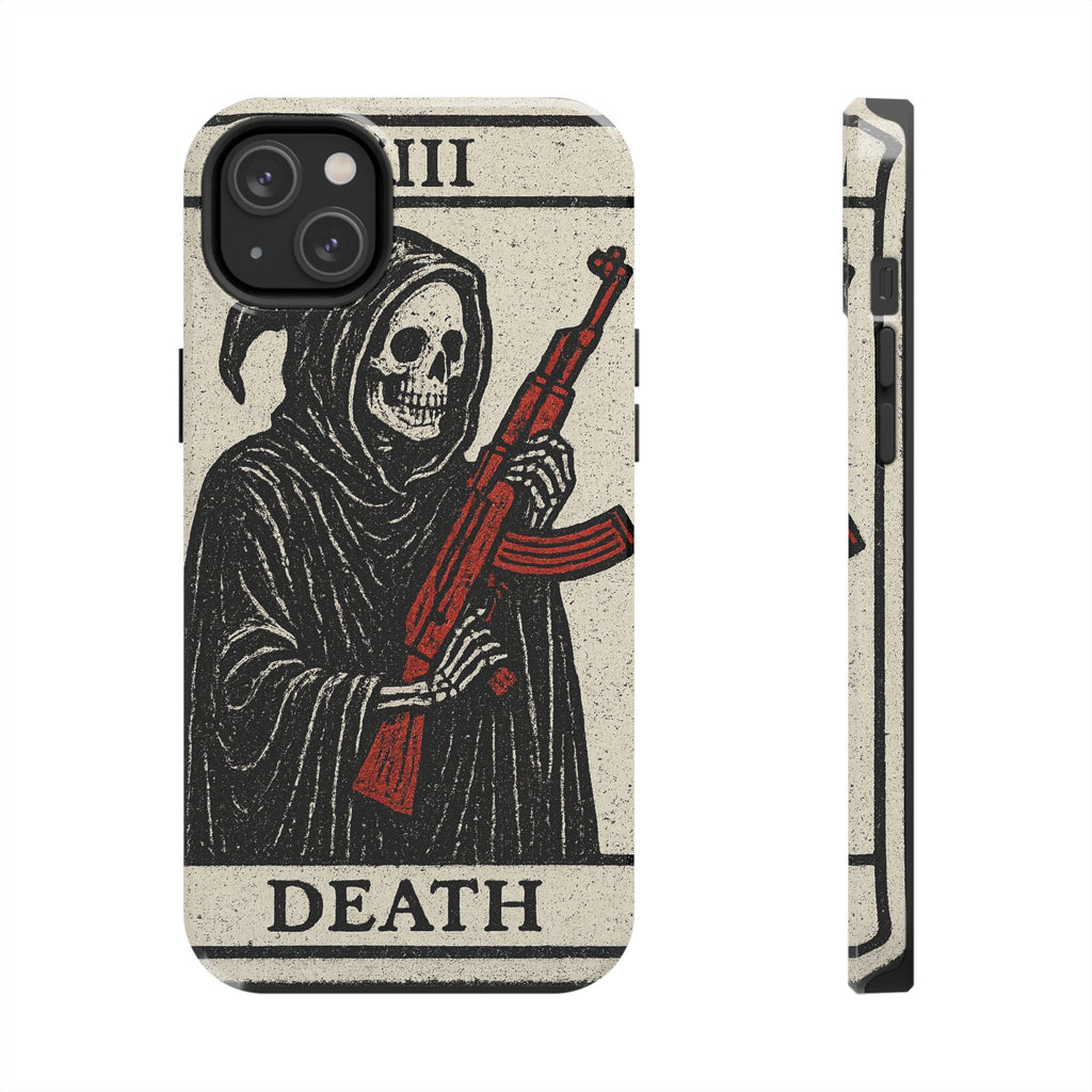 Grim Reaper Phone Case, Tough Phone Case for Gamers, Unique Smartphone Accessories, Halloween Decor, Death-Inspired Gift