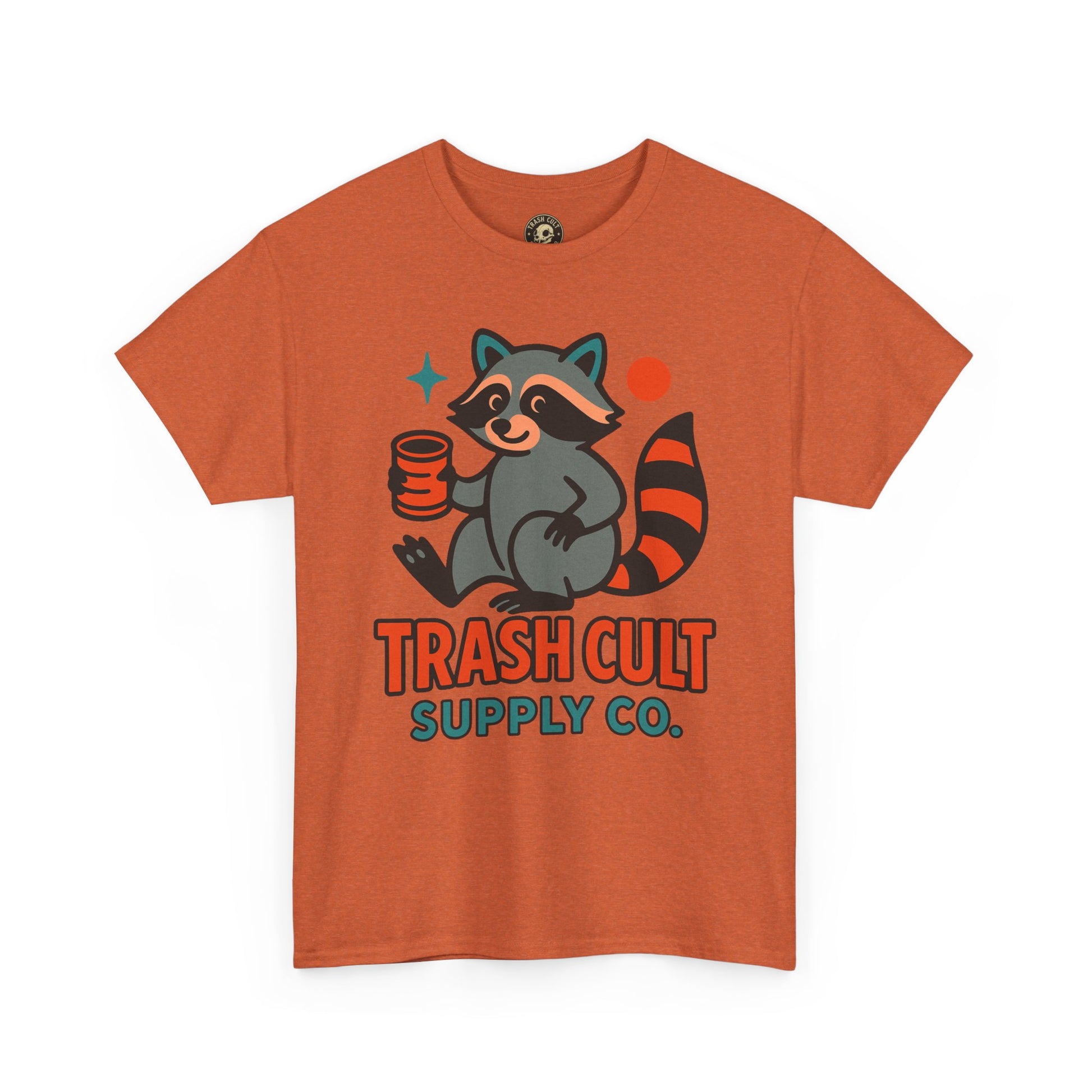 Trash Cult Supply Co. Unisex Heavy Cotton Tee, Eco-Friendly Tee, Gift for Raccoon Lovers, Cute Graphic T-Shirt, Trendy Streetwear, [...]