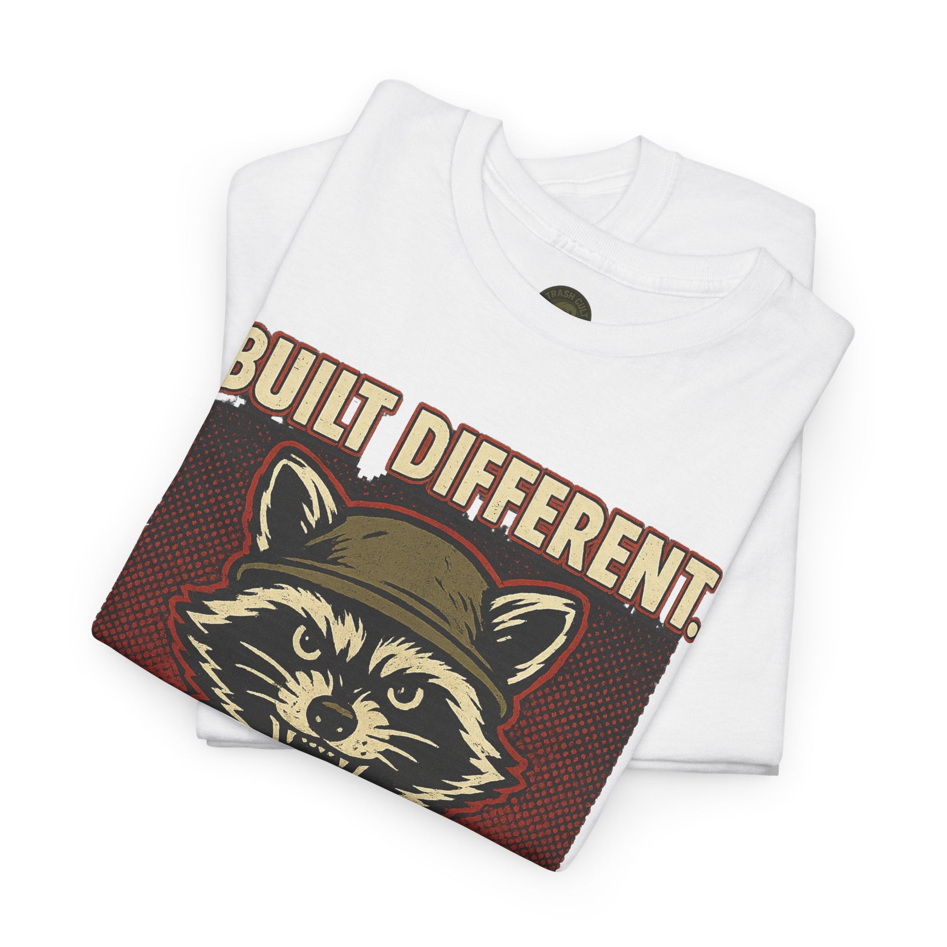 Built Different Diagnosed For It Military Raccoon Shirt – Gildan 5000