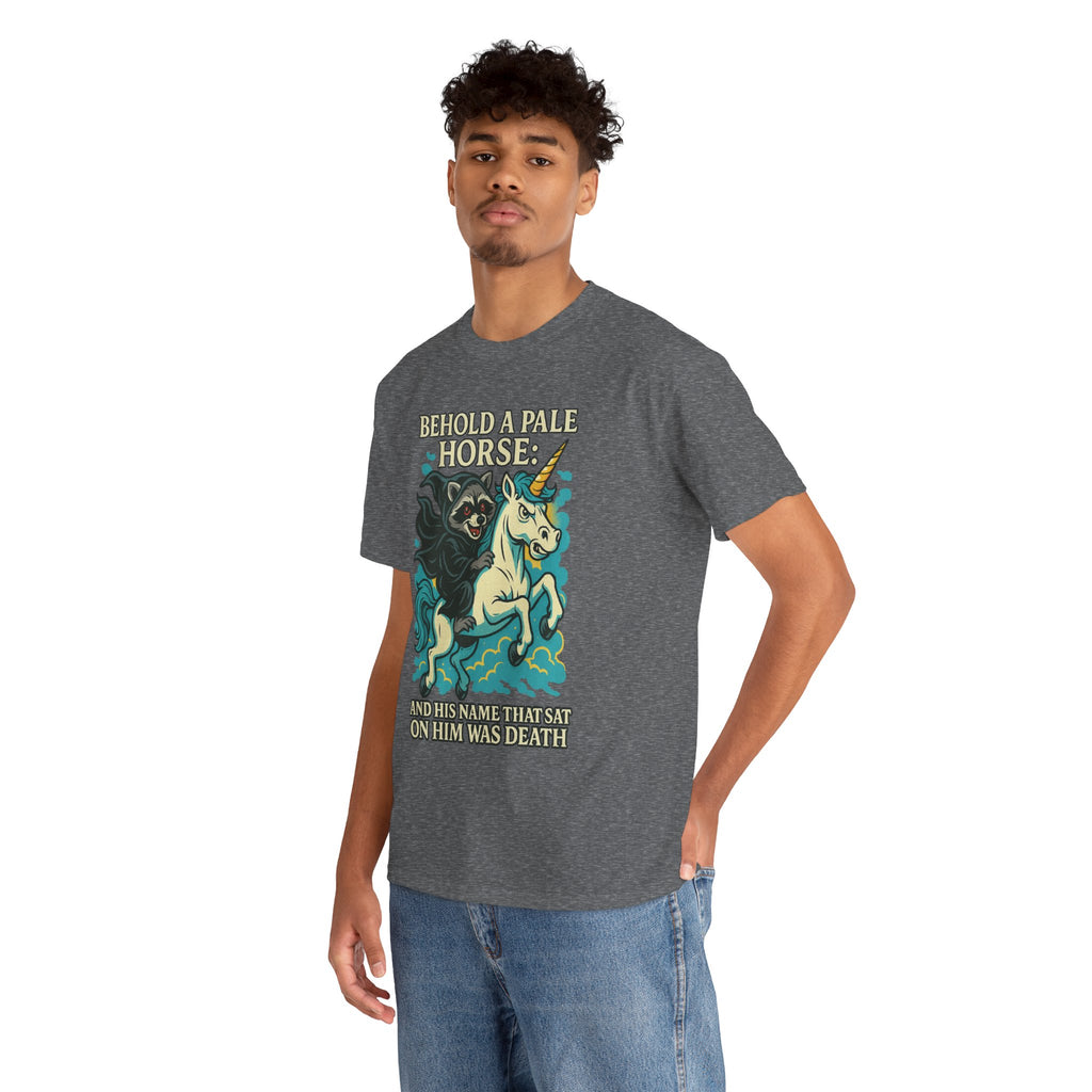 Behold a Pale Horse – Raccoon of Death Shirt | Gildan 5000 Unisex Tee