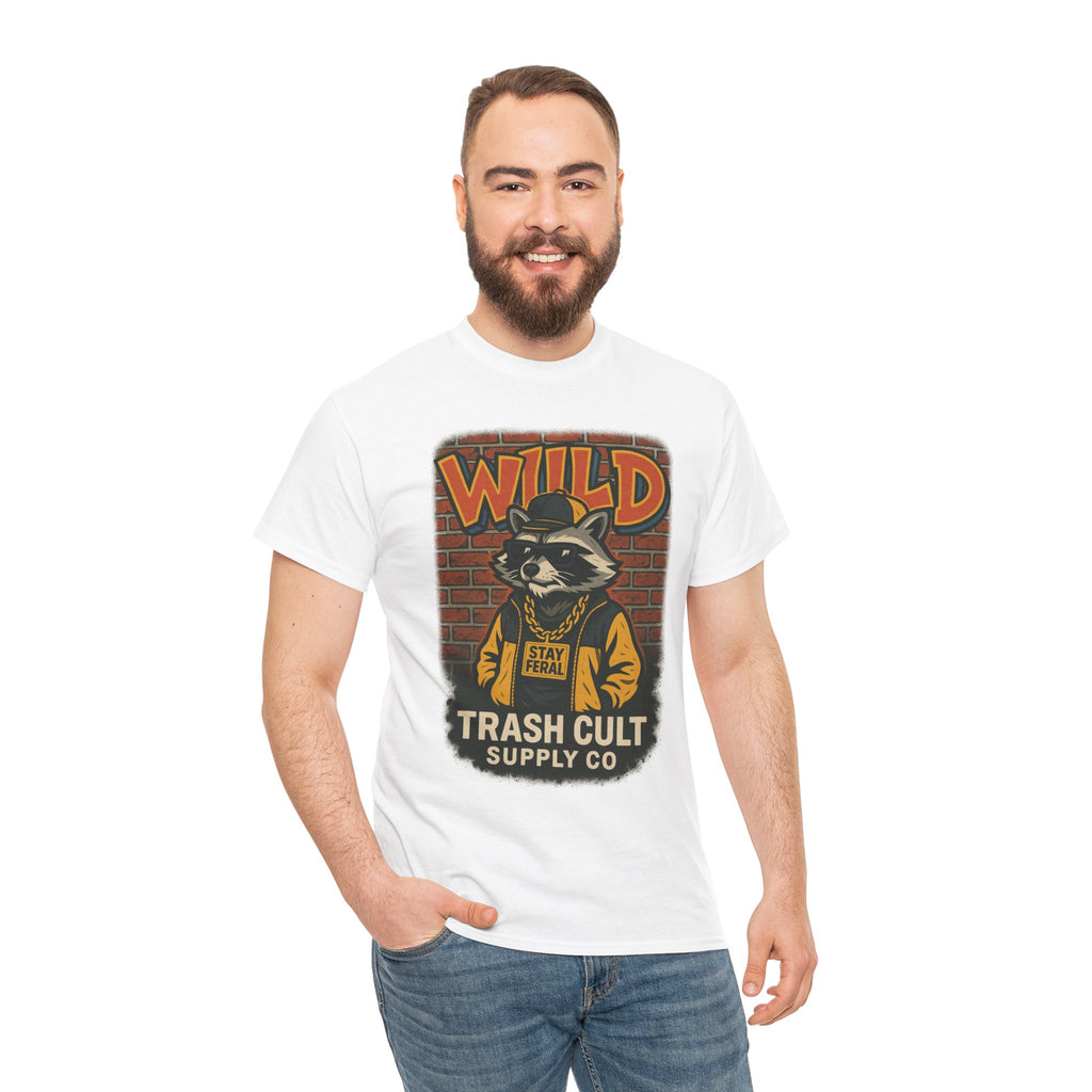 Wild Trash Cult Unisex Tee, Retro Animal T-Shirt, Graphic Tee, Eco-Conscious Apparel, Gift for Nature Lovers, Casual Streetwear
