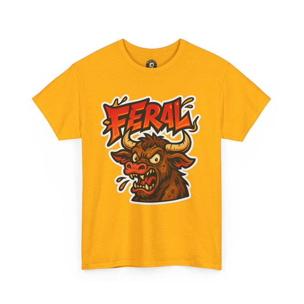 Feral Graphic Tee, Unisex T-Shirt for Animal Lovers, Casual Wear, Birthday Gift, Unique Design, Everyday Style