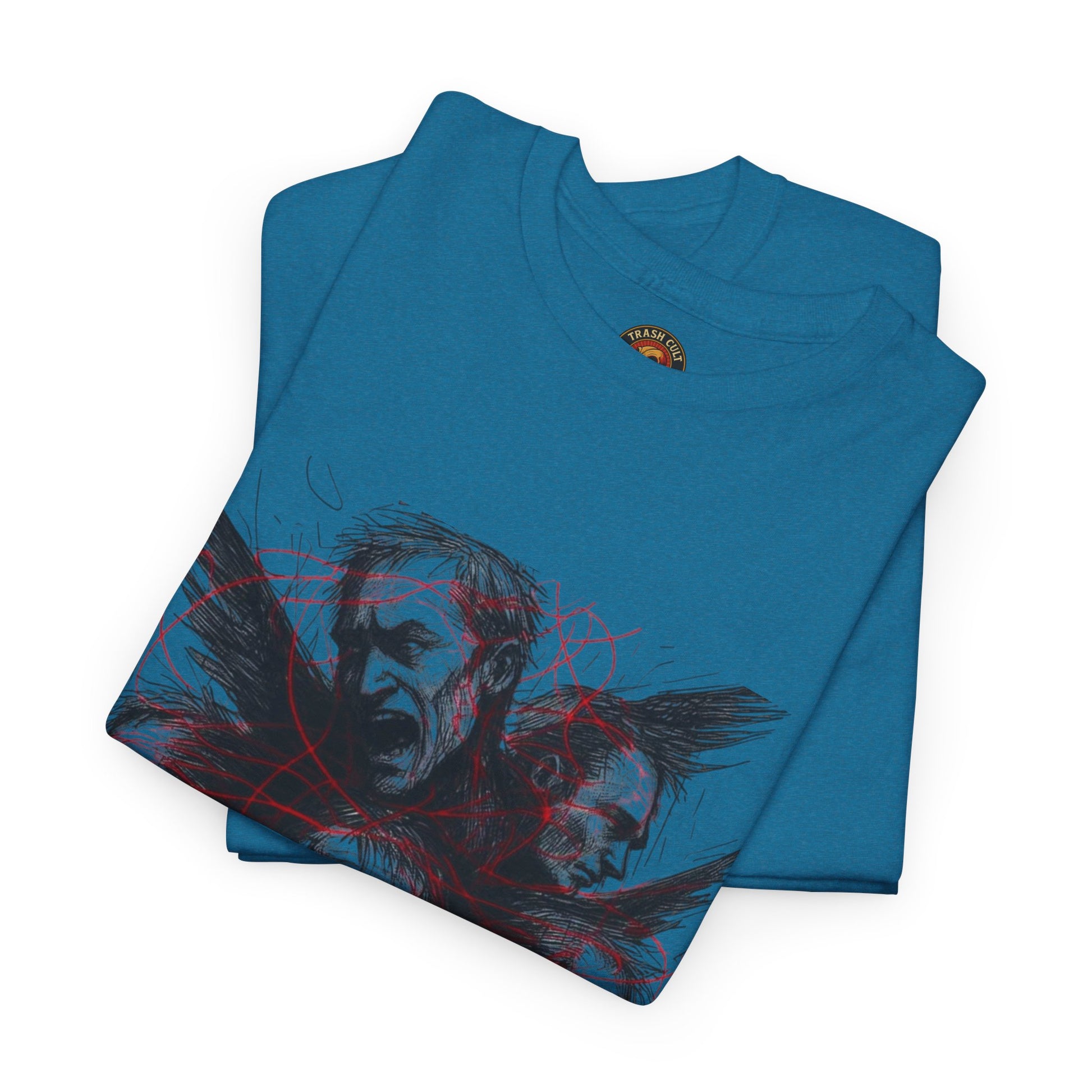 Xian Allen x Trash Cult Shirt – “Loud Inside My Head” | Dark Illustrative Art Tee