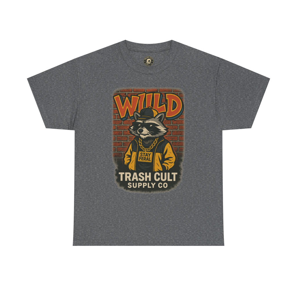 Wild Trash Cult Unisex Tee, Retro Animal T-Shirt, Graphic Tee, Eco-Conscious Apparel, Gift for Nature Lovers, Casual Streetwear