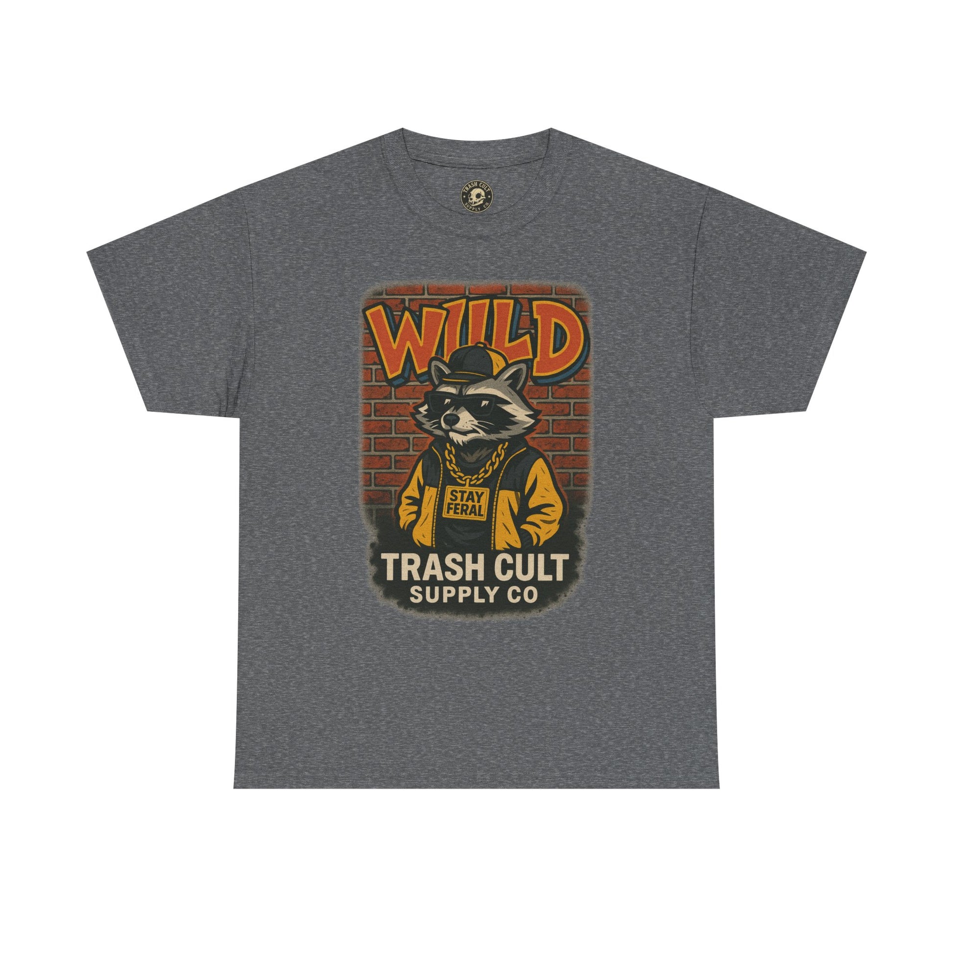 Wild Trash Cult Unisex Tee, Retro Animal T-Shirt, Graphic Tee, Eco-Conscious Apparel, Gift for Nature Lovers, Casual Streetwear