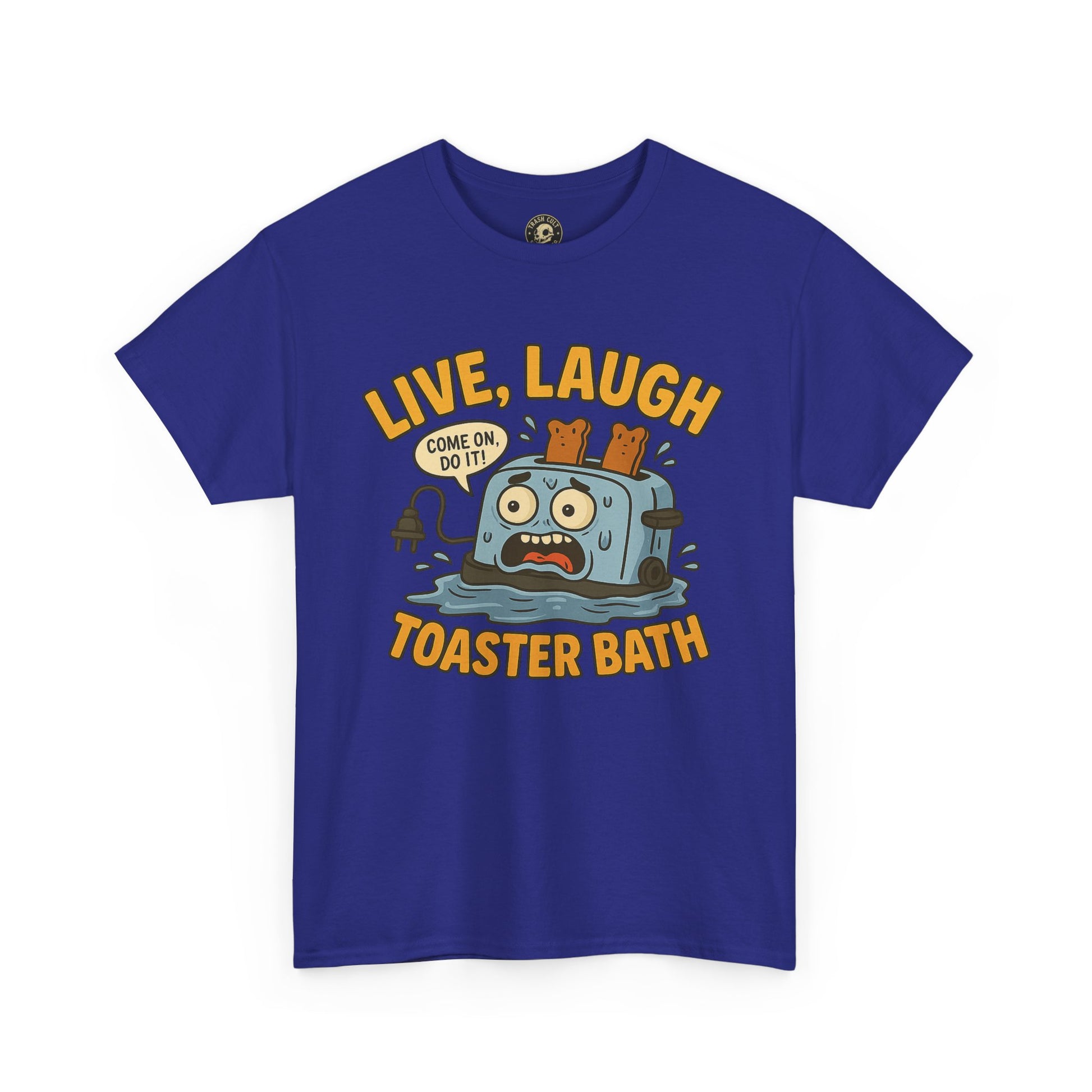 Funny Toaster Bath Tee, Humorous Unisex Shirt, Gift for Friends, Lightweight Cotton Tee, Birthday Party Outfit