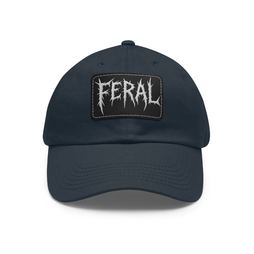 FERAL Embroidered Leather Patch Hat – Trash Cult Supply Co.