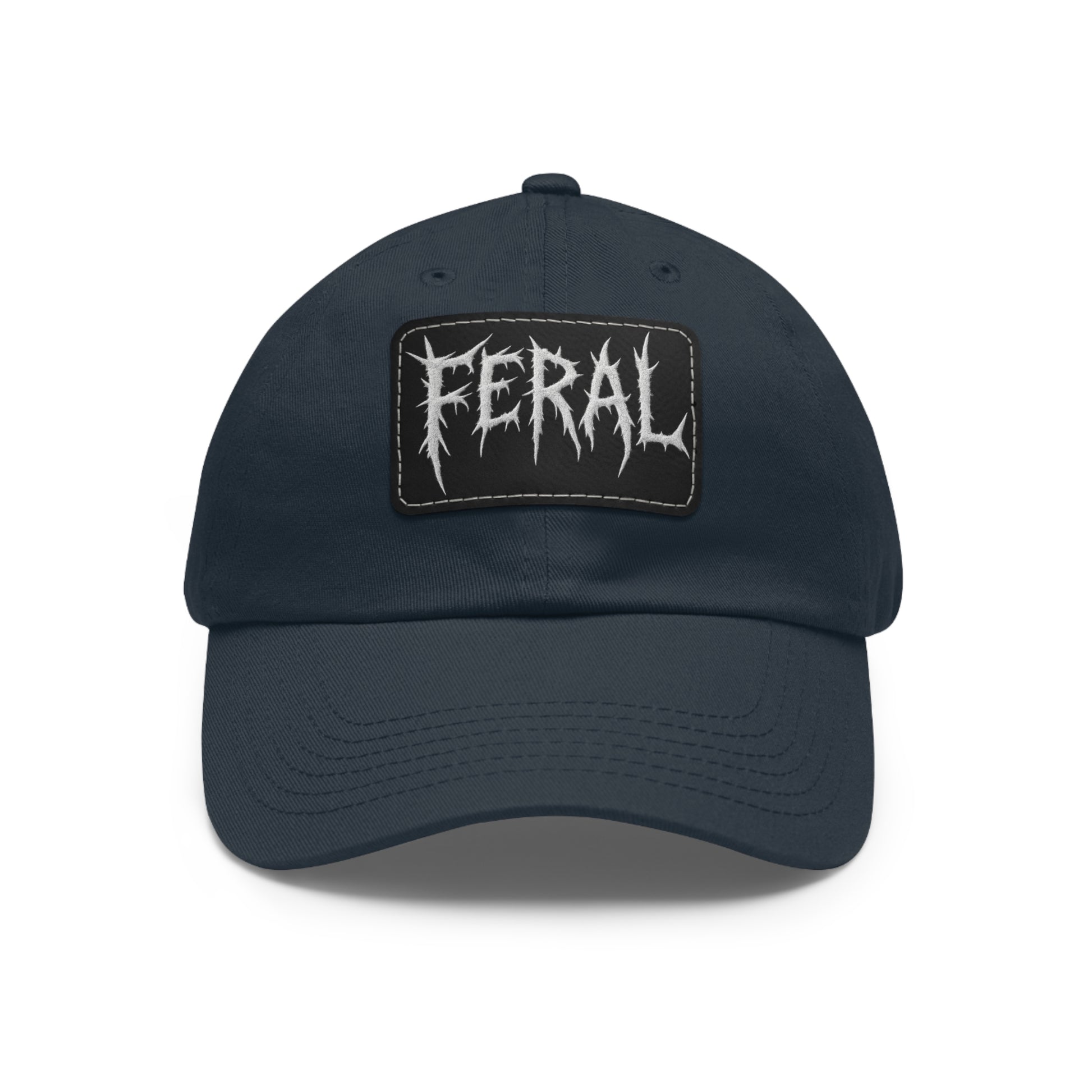 FERAL Embroidered Leather Patch Hat – Trash Cult Supply Co.