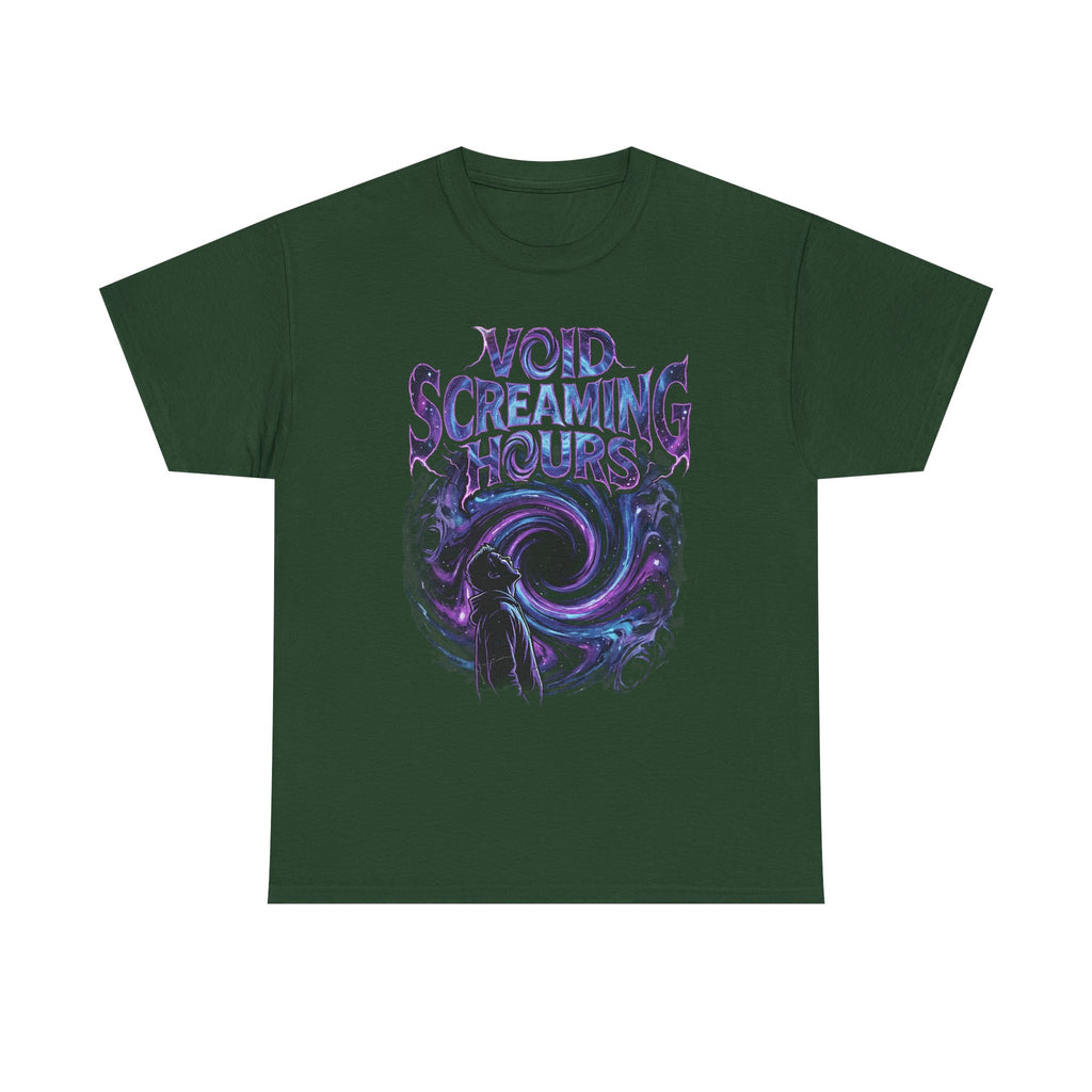 Void Screaming Hours Tee — Gothic Cosmic Horror T‑Shirt