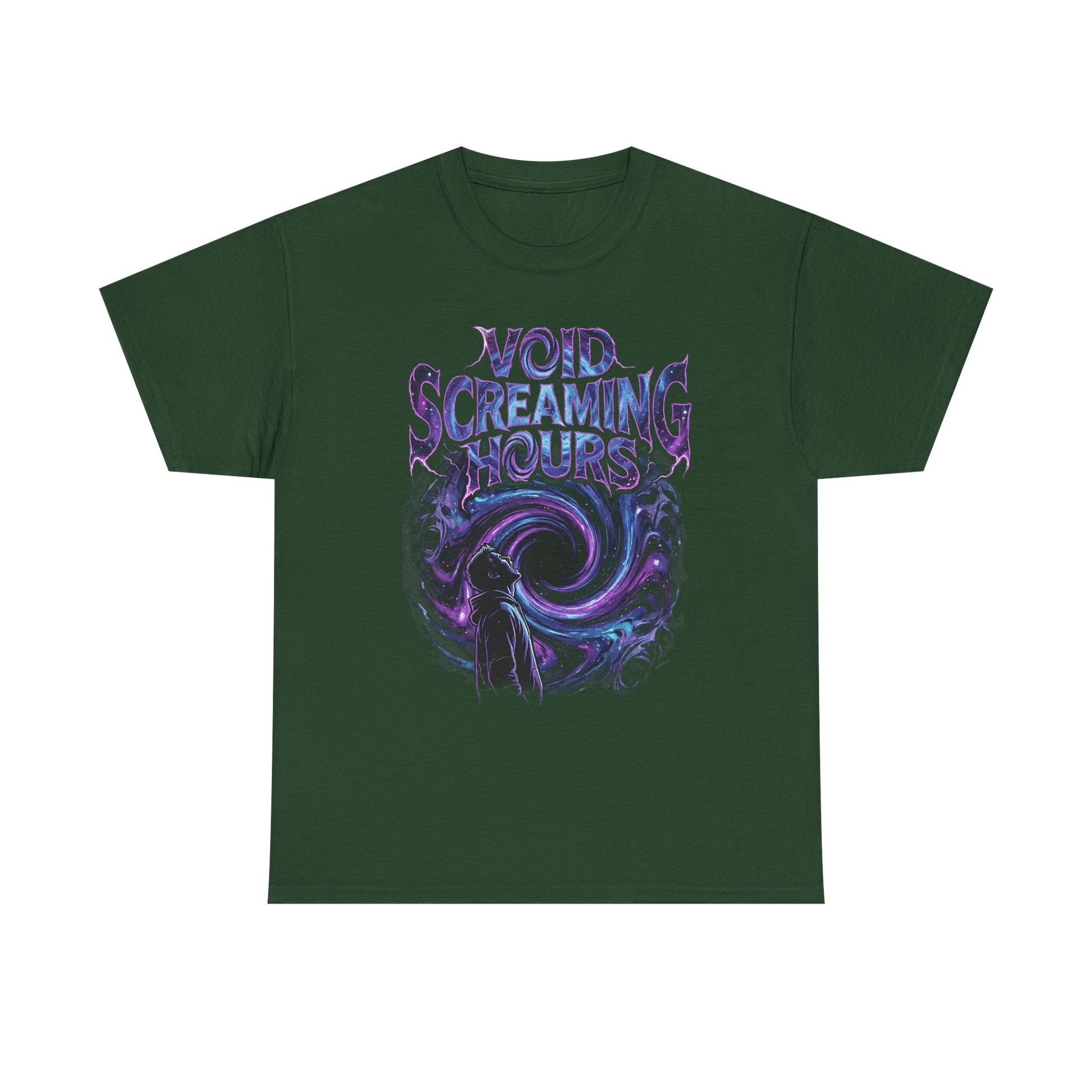 Void Screaming Hours Tee — Gothic Cosmic Horror T‑Shirt