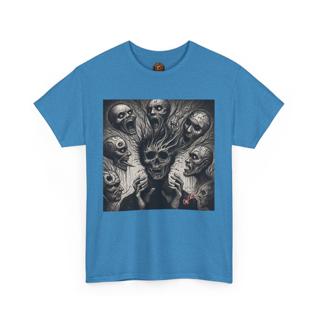 Xian Allen x Trash Cult Shirt – “Voices in the Void” | Horror Skull Scream T-Shirt