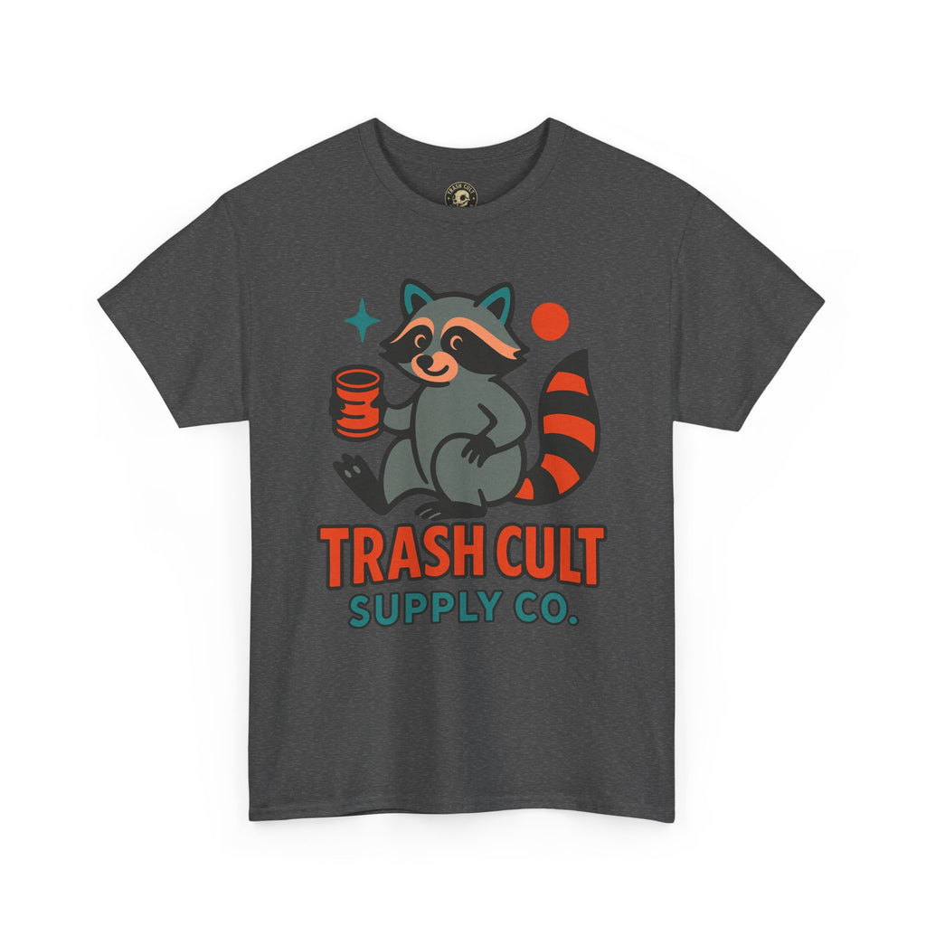 Trash Cult Supply Co. Unisex Heavy Cotton Tee, Eco-Friendly Tee, Gift for Raccoon Lovers, Cute Graphic T-Shirt, Trendy Streetwear, [...]