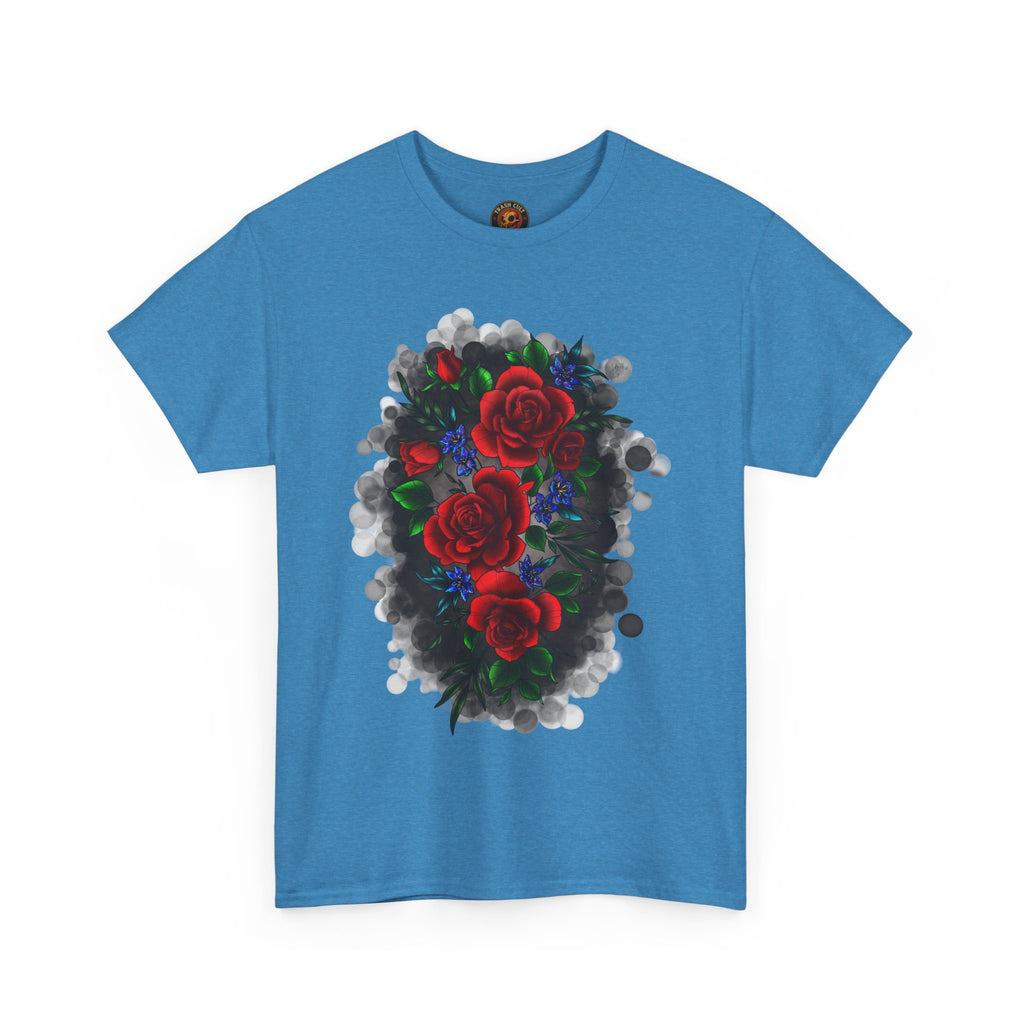 Floral Smoke Tattoo T-Shirt – Lara Davenport x Trash Cult Supply Co. Collab (Gildan 5000)