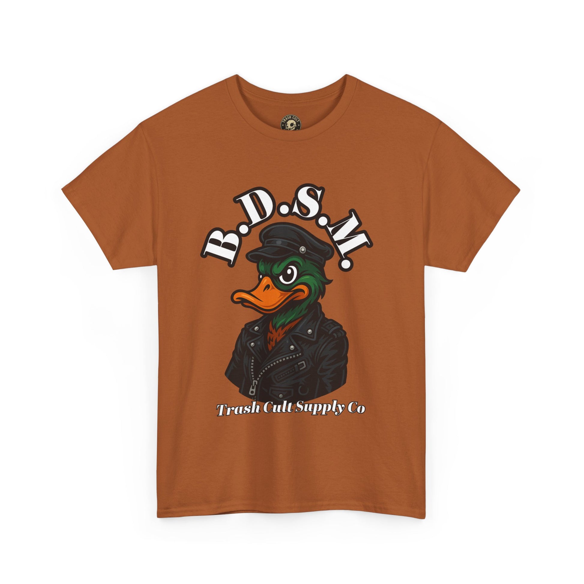 BDSM Mallard Duck Biker Shirt – Funny Biker Duck Tee on Gildan 5000
