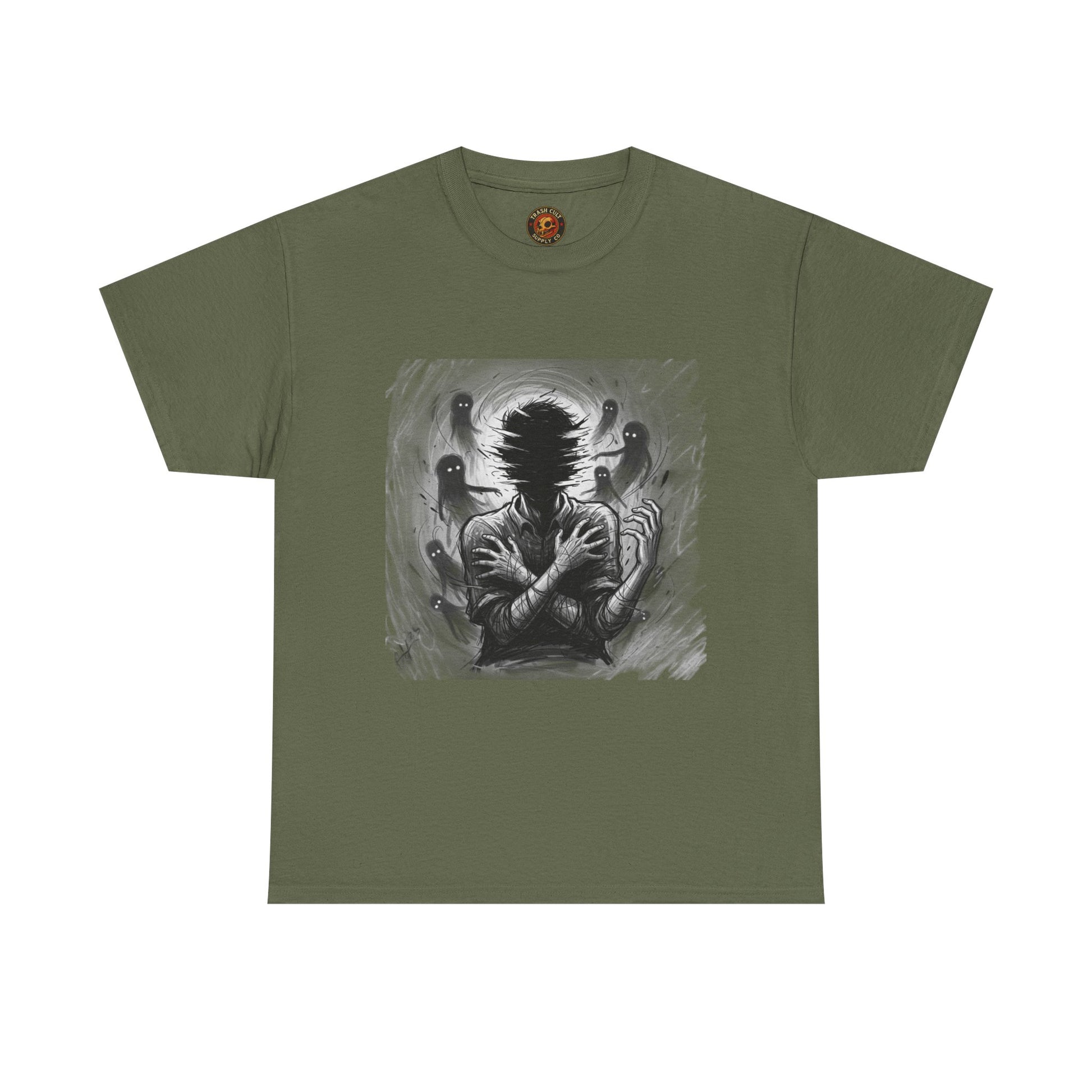 Xian Allen x Trash Cult Shirt – “Don’t Let Them In” | Ghost Spiral Emotional Horror Tee