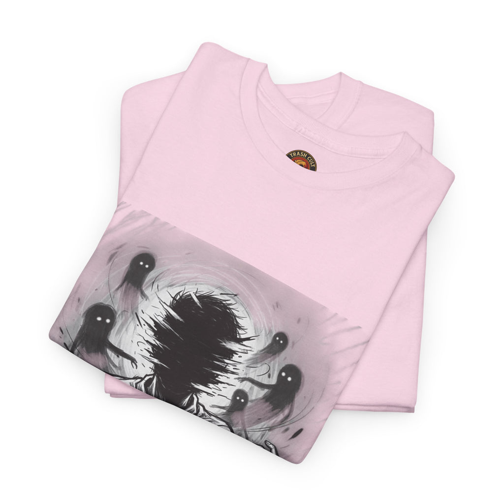 Xian Allen x Trash Cult Shirt – “Don’t Let Them In” | Ghost Spiral Emotional Horror Tee