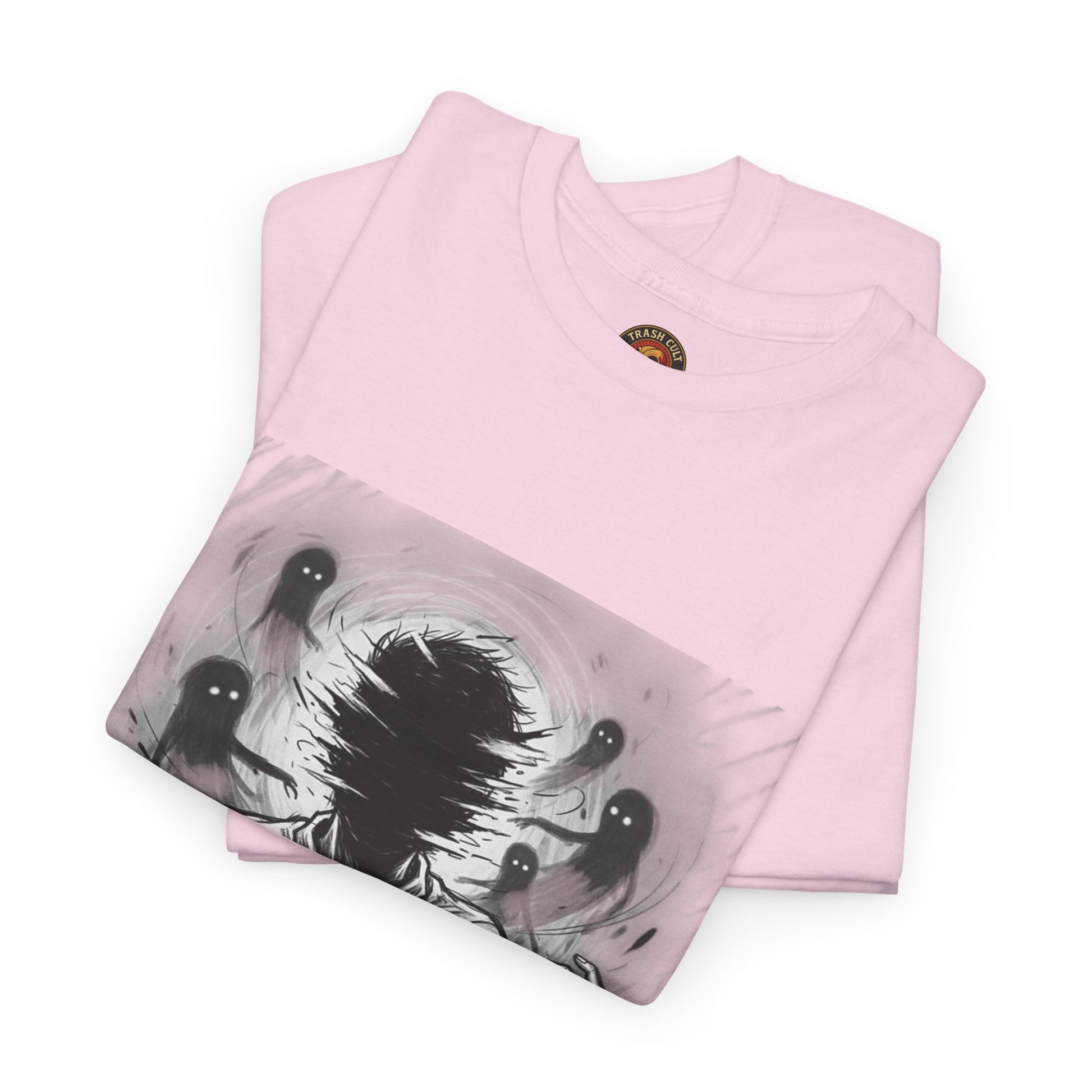 Xian Allen x Trash Cult Shirt – “Don’t Let Them In” | Ghost Spiral Emotional Horror Tee