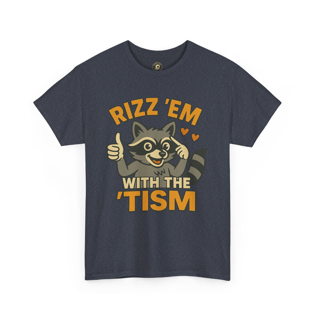Rizz ’Em With the ’Tism T-Shirt – Funny Neurodivergent Graphic Tee for Bold Personalities