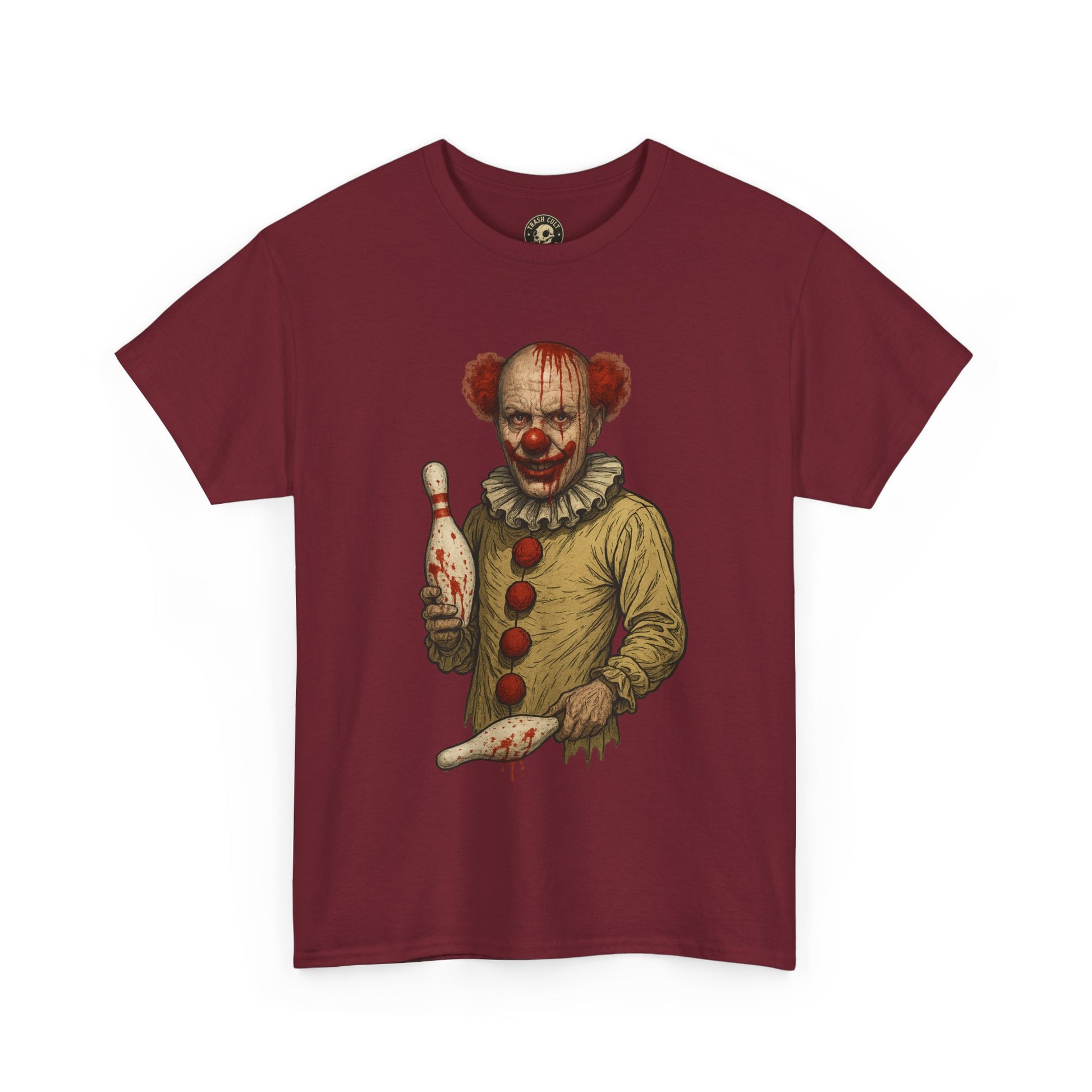 Spooky Clown Unisex Tee | Horror Fan Shirt, Halloween Costume, Graphic Tee, Horror Movie Merchandise, Unique Gift