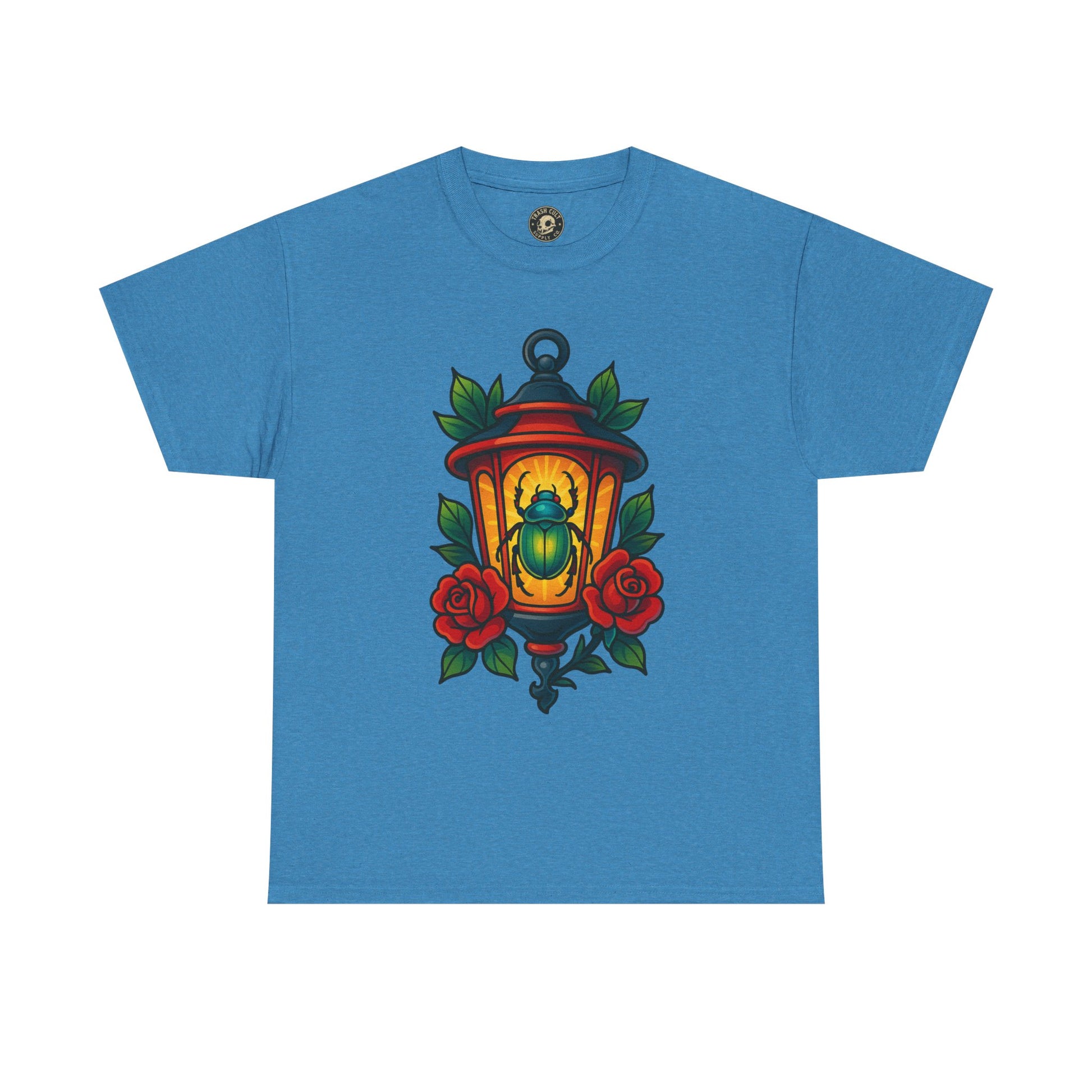 Vintage Lantern Beetle Unisex Heavy Cotton Tee - Eccentric Nature Lover Gift, 90s Aesthetic T-Shirt, Botanical Art Apparel, Summer [...]