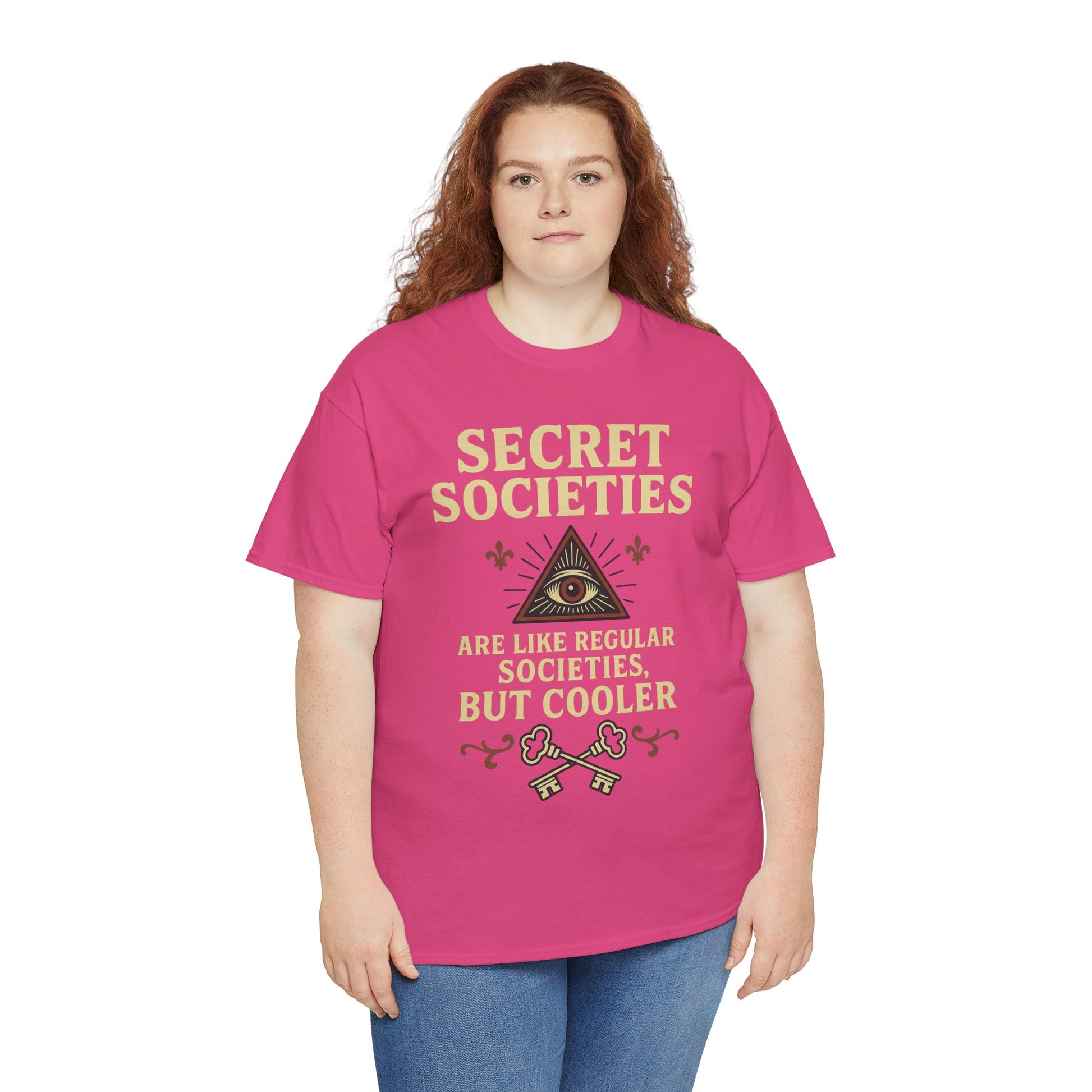 Secret Societies Shirt – Illuminati Eye Graphic Tee – Gildan 5000 Soft Cotton – Trash Cult Vintage Design