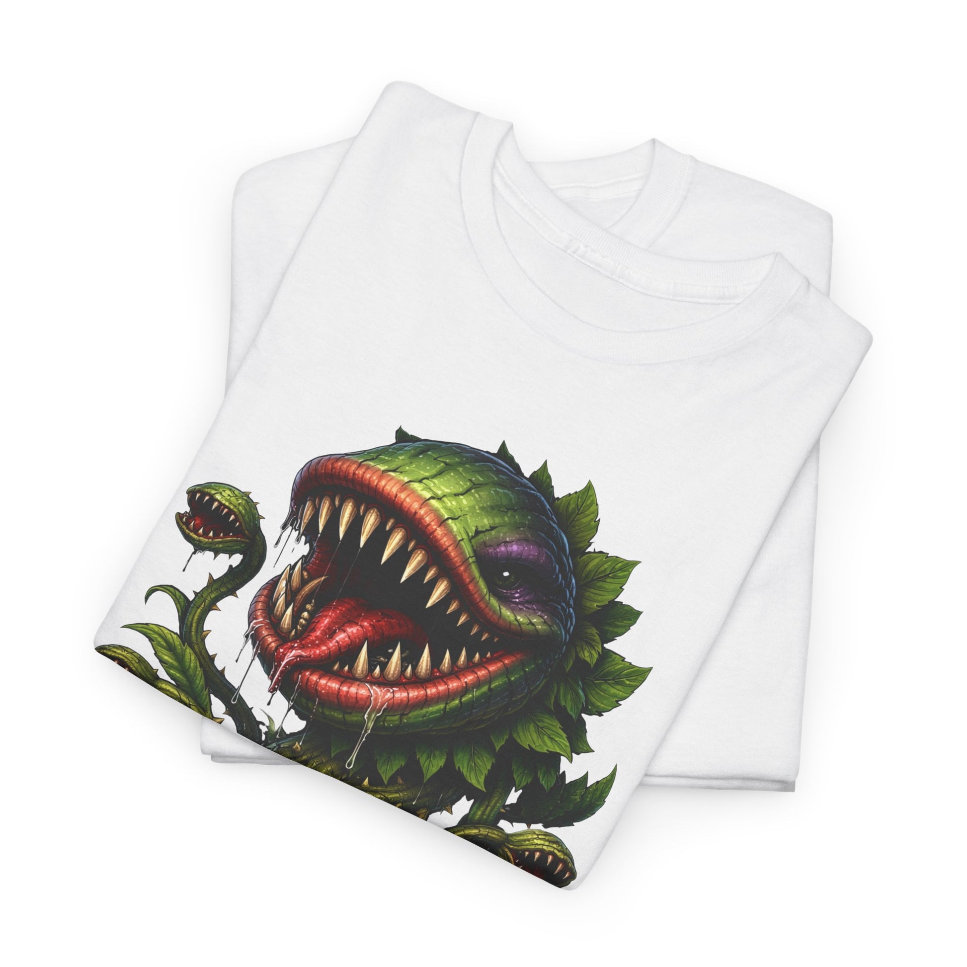 Carnivorous Plant Graphic Tee — "Trash Cult Supply Co." Potted Monster Shirt
