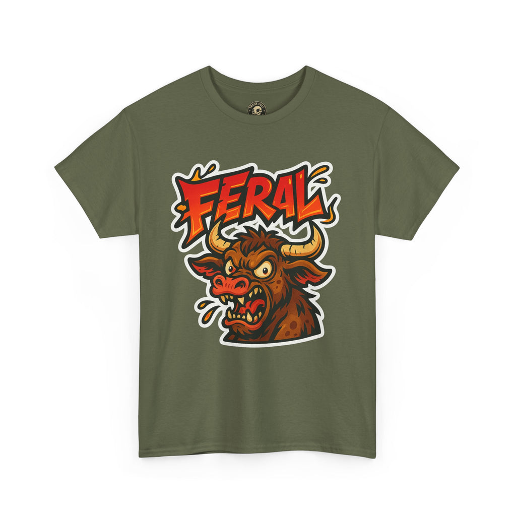 Feral Graphic Tee, Unisex T-Shirt for Animal Lovers, Casual Wear, Birthday Gift, Unique Design, Everyday Style