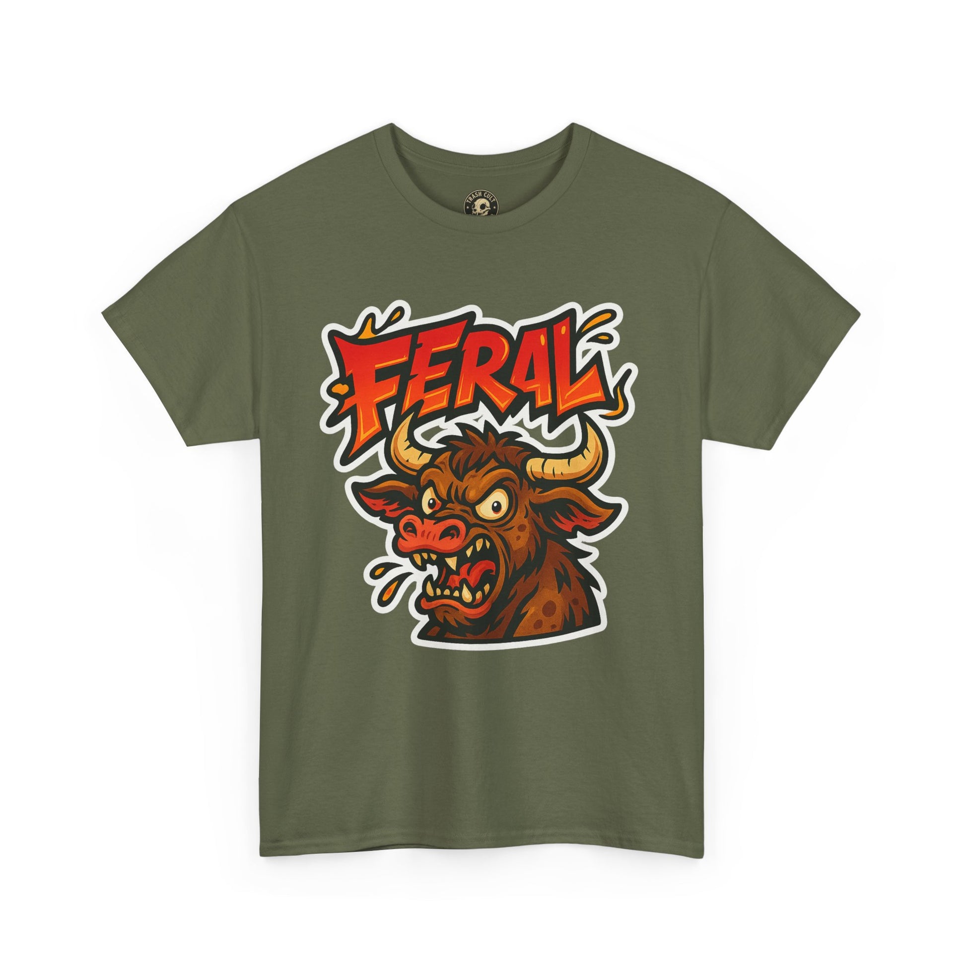 Feral Graphic Tee, Unisex T-Shirt for Animal Lovers, Casual Wear, Birthday Gift, Unique Design, Everyday Style