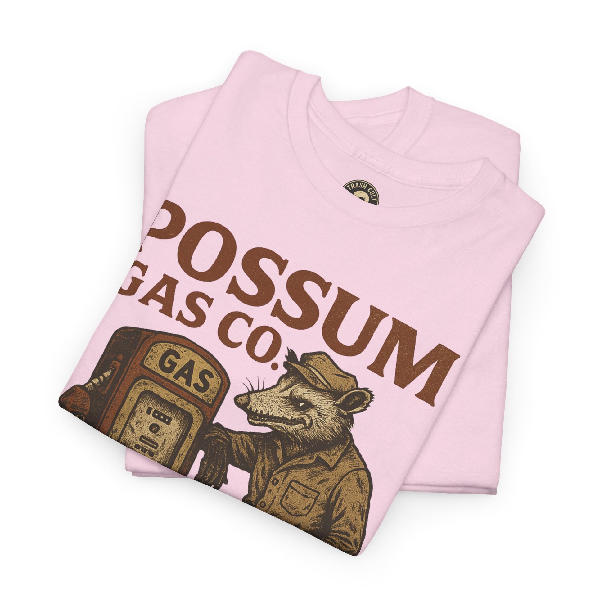 Possum Gas Co. Vintage Feral Mechanic Shirt – Trash Cult Supply Co. – Gildan 5000