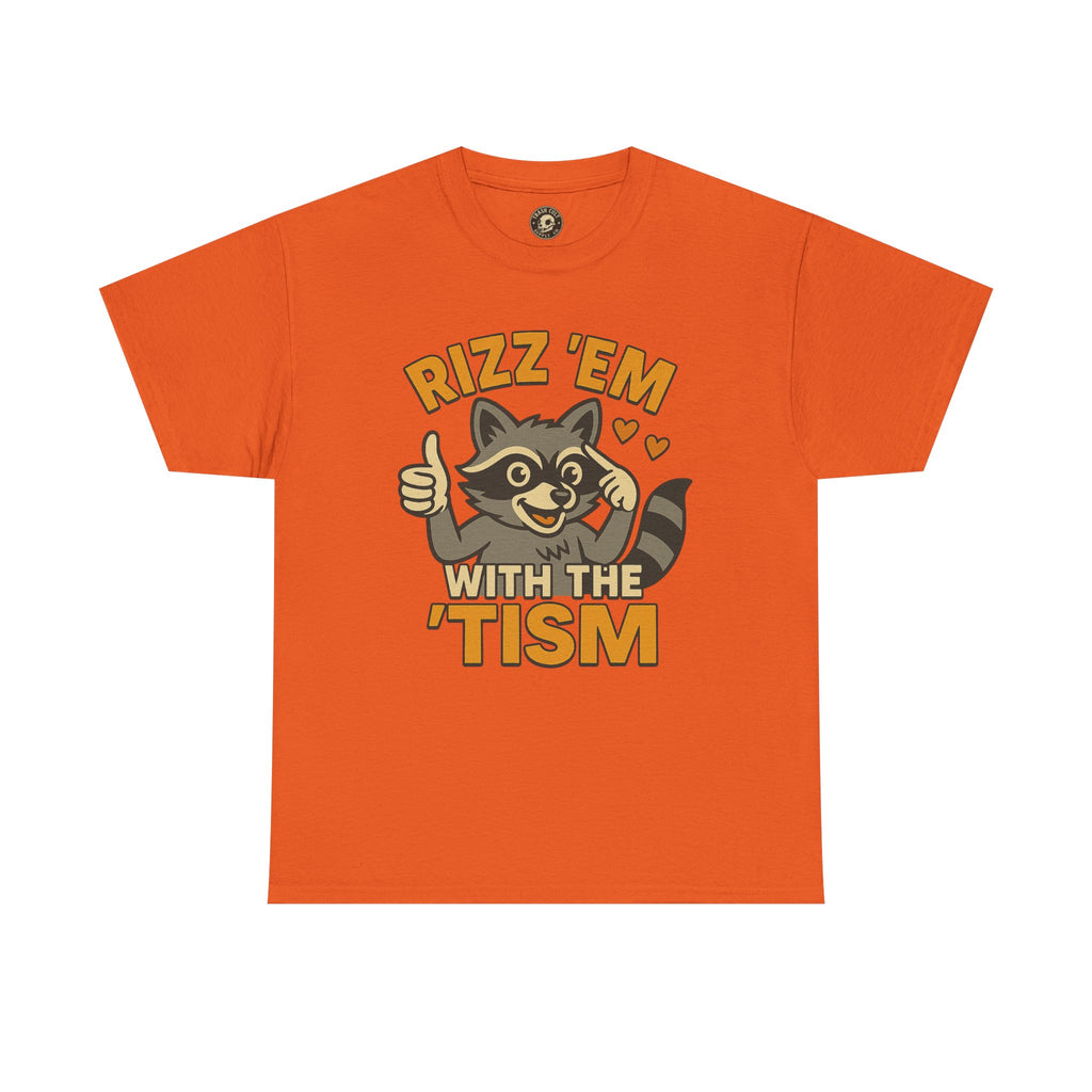 Rizz ’Em With the ’Tism T-Shirt – Funny Neurodivergent Graphic Tee for Bold Personalities