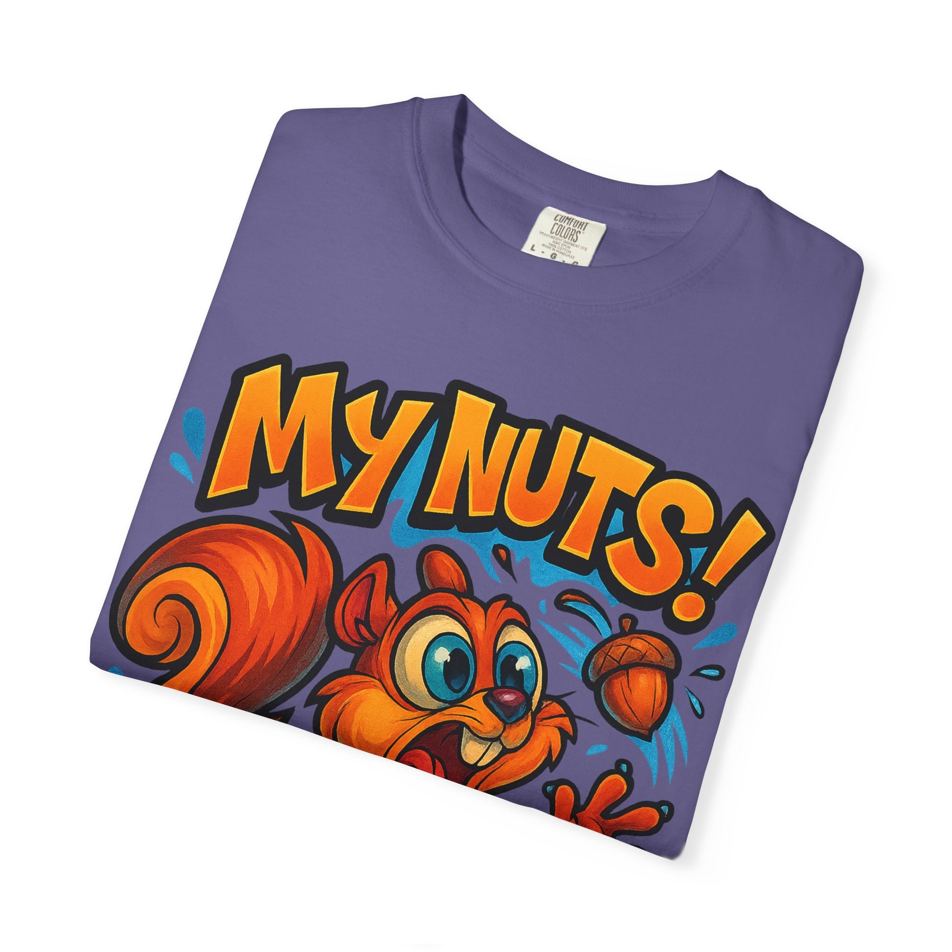 My Nuts! Squirrel Shirt – Funny New School Tattoo Style Tee | Gildan 5000