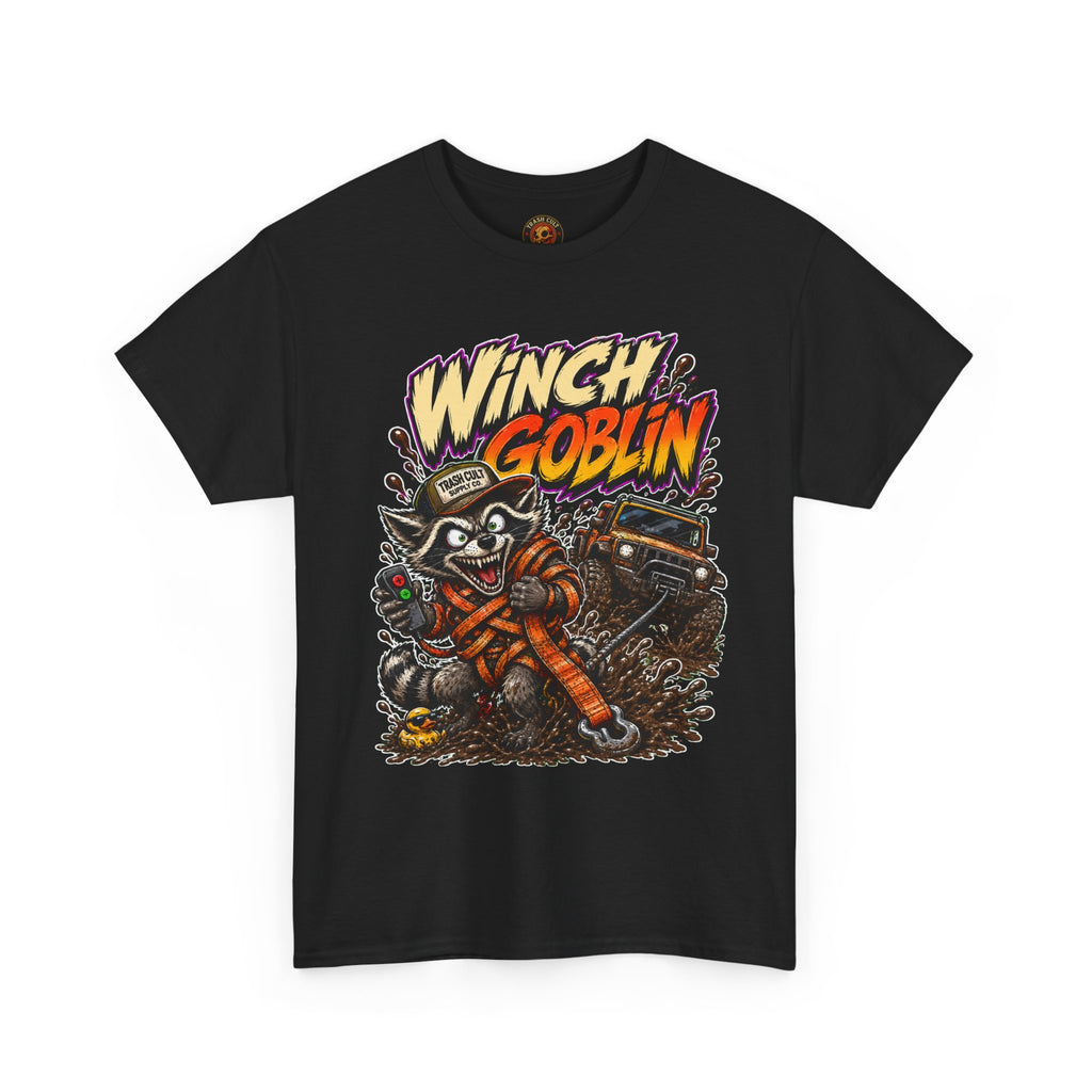 Winch Goblin Tee — Vintage Tow Truck Mechanic Graphic Shirt