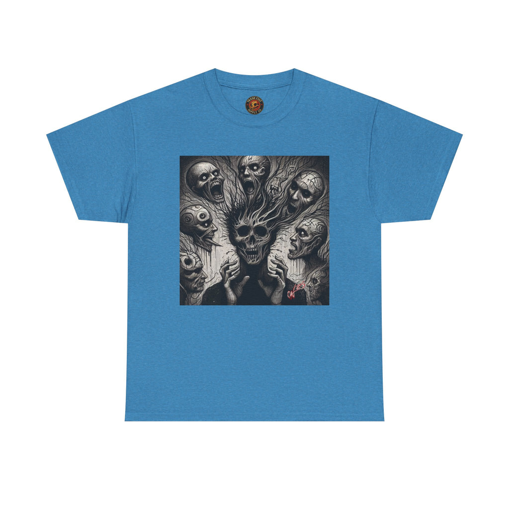 Xian Allen x Trash Cult Shirt – “Voices in the Void” | Horror Skull Scream T-Shirt