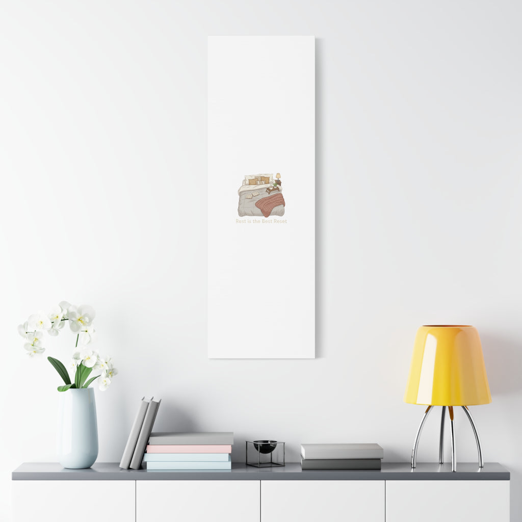 Rest is the Best Reset Canvas | sleepy humor, restful vibes